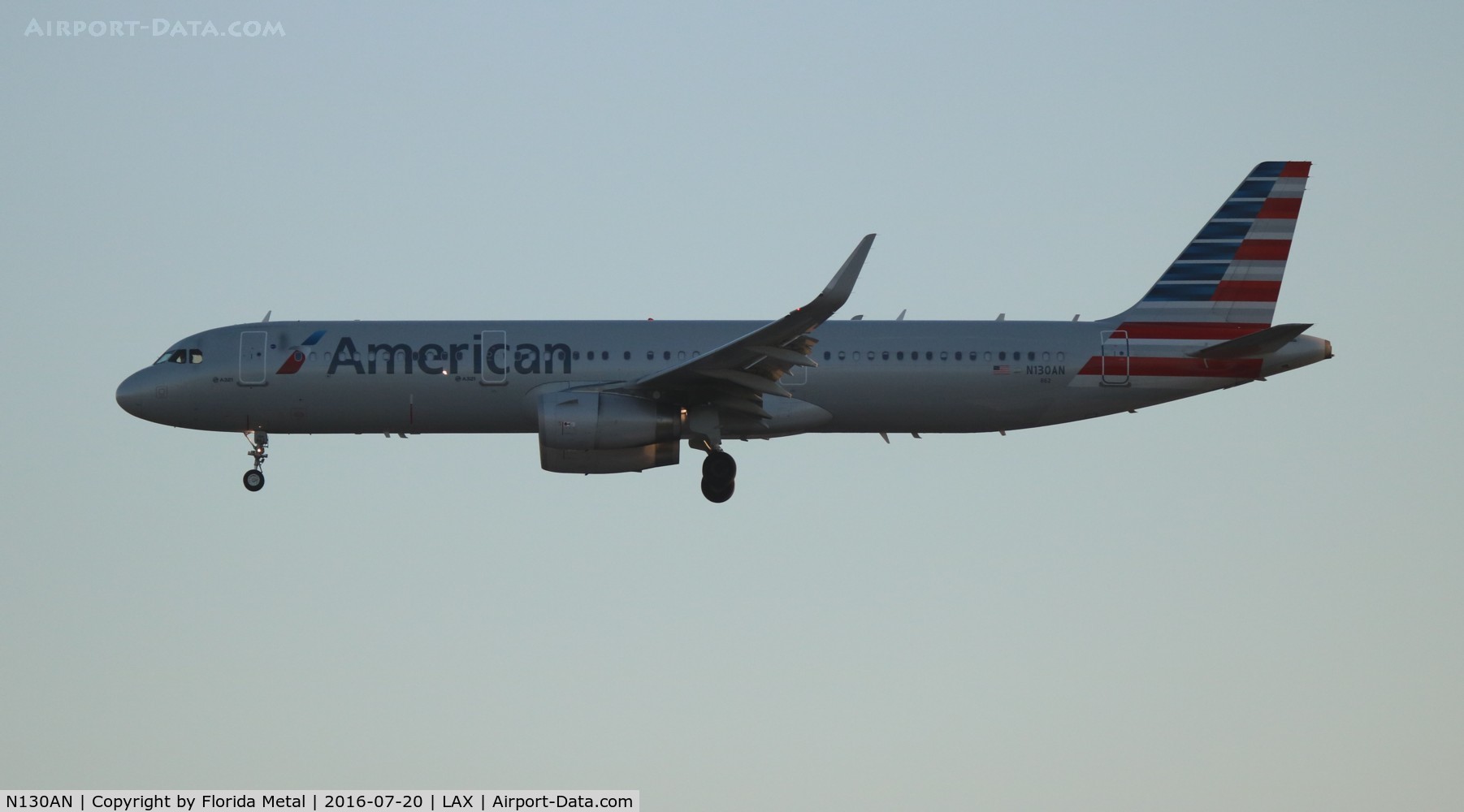 N130AN, 2014 Airbus A321-231 C/N 6407, American