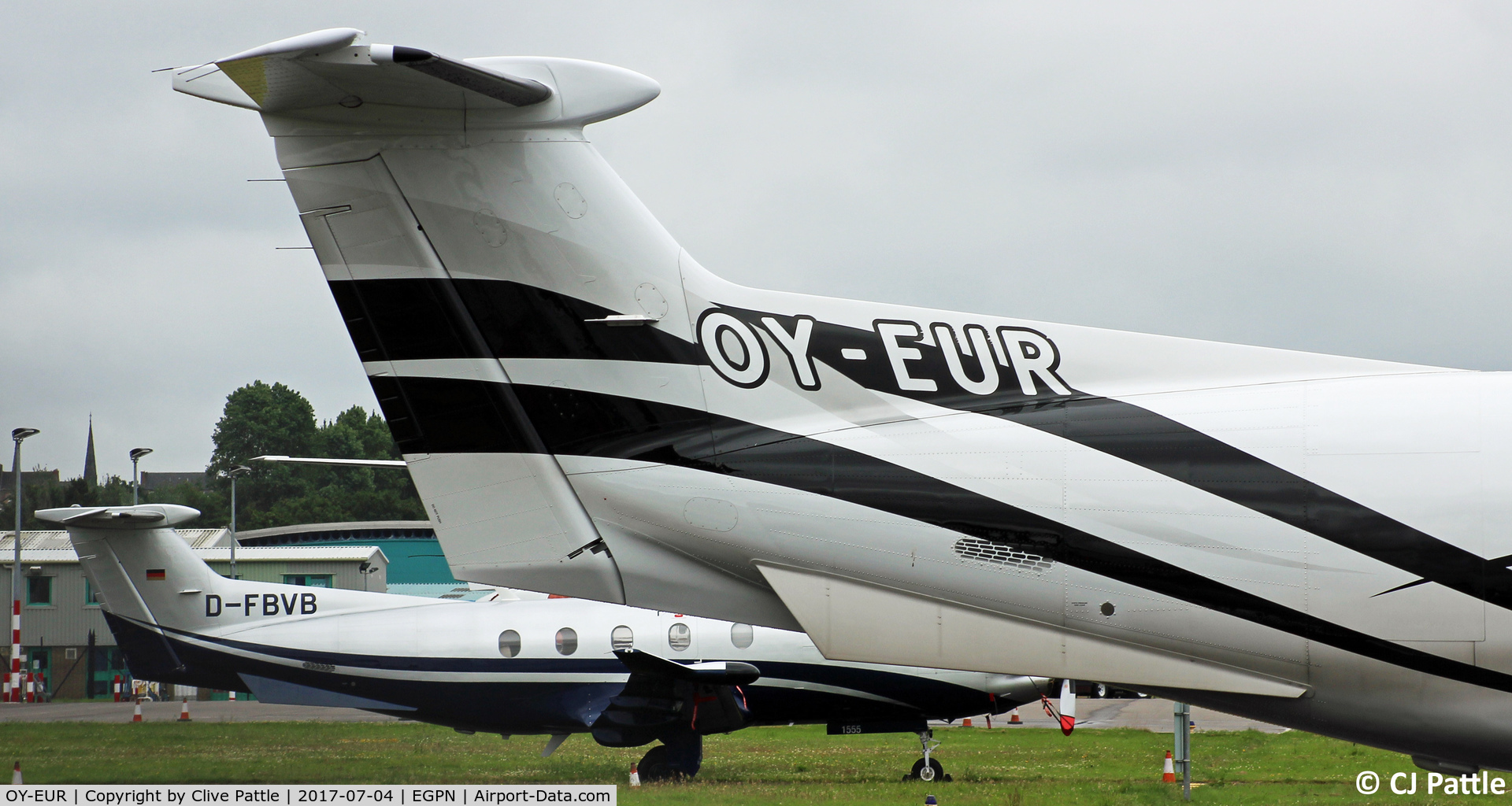 OY-EUR, 2014 Pilatus PC-12/47E C/N 1479, Up close at Dundee