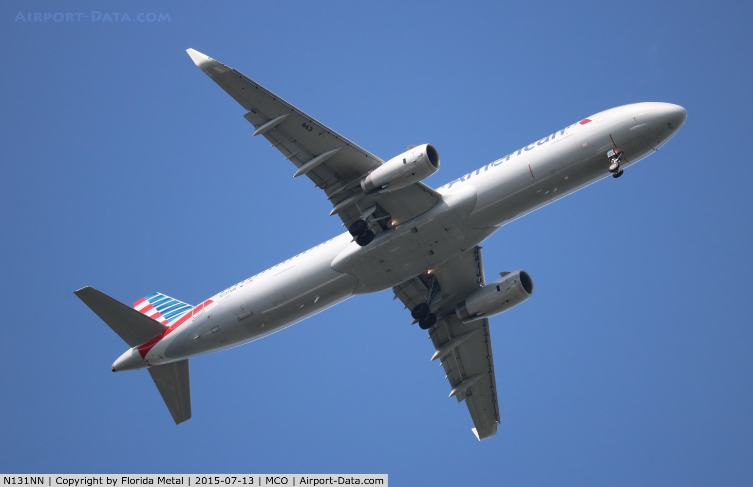N131NN, 2014 Airbus A321-231 C/N 6472, American