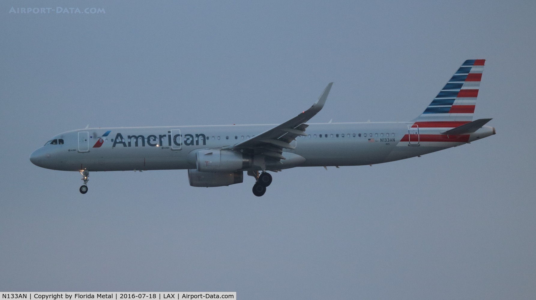 N133AN, 2015 Airbus A321-200 C/N 6482, American