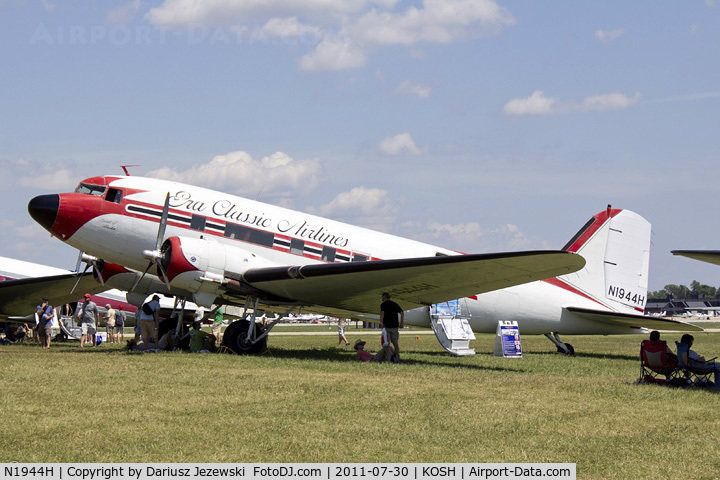 N1944H, 1945 Douglas DC-3C (C-47B-50-DK) C/N 34378, Douglas DC-3C CN 34378, N1944H