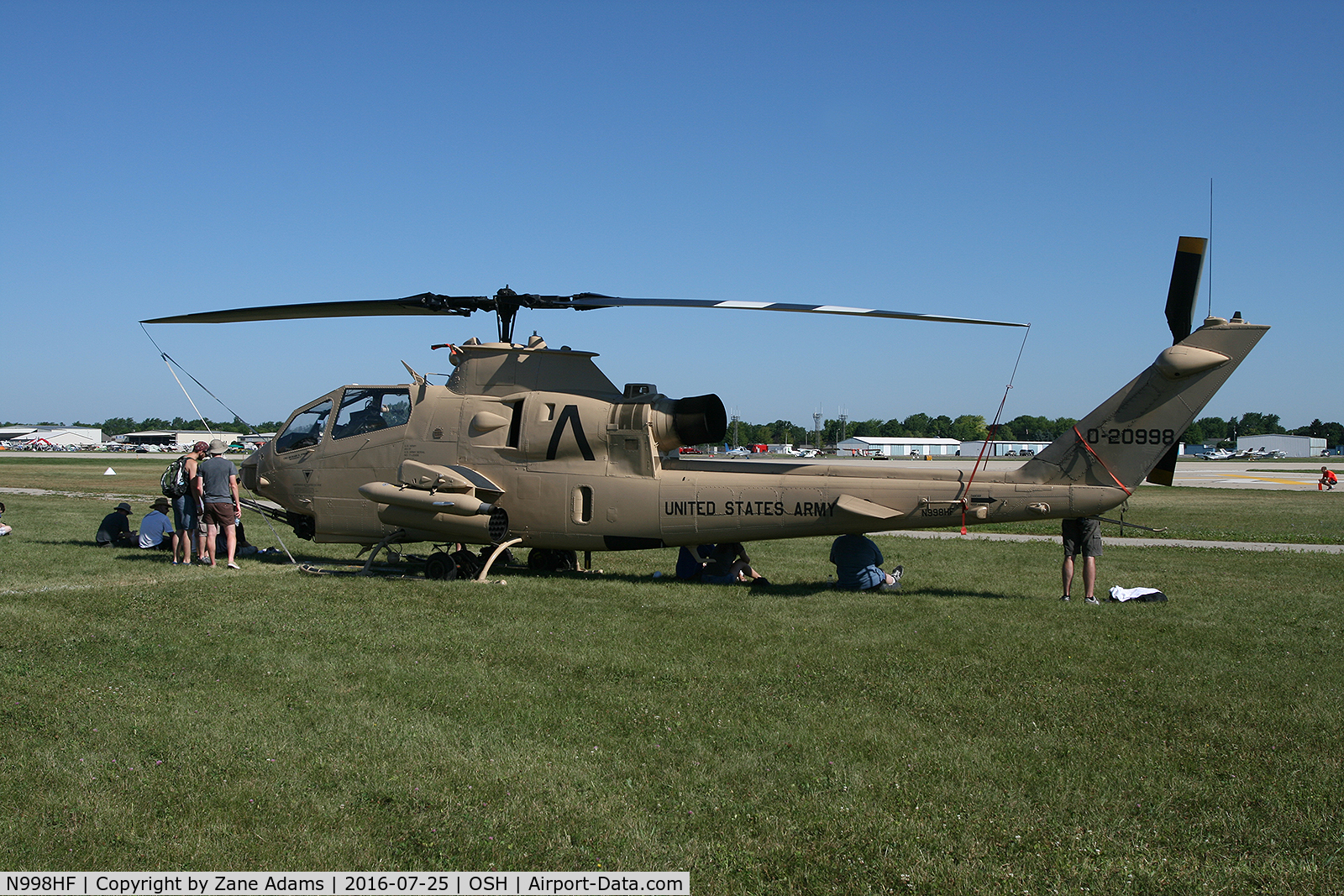 N998HF, 1971 Bell AH-1F Cobra C/N 71-20998, At the 2016 EAA AirVenture - Oshkosh, Wisconsin