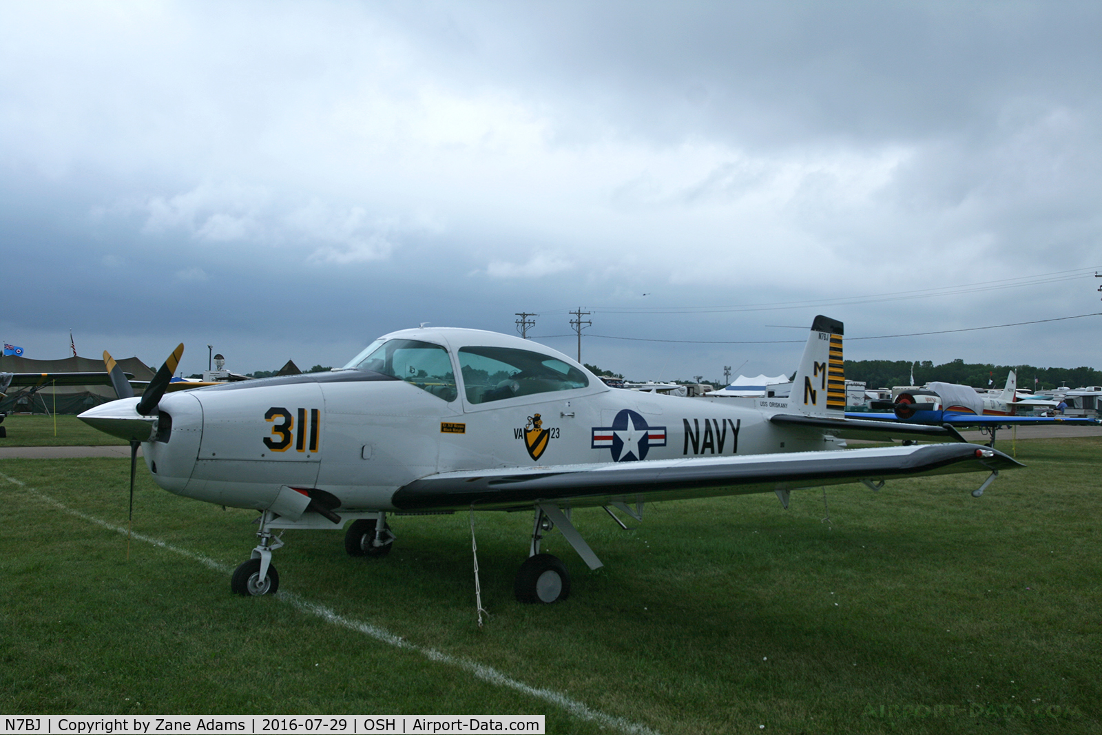 N7BJ, 1948 Ryan Navion A C/N NAV-4-1196, At the 2016 EAA AirVenture - Oshkosh, Wisconsin