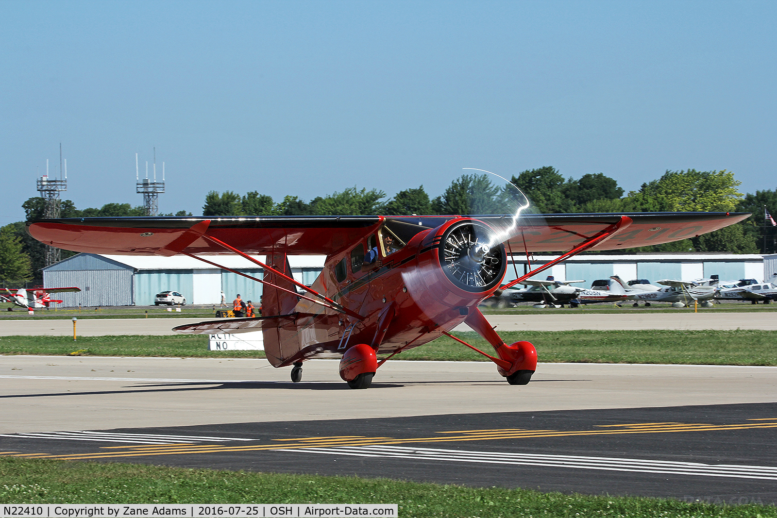 N22410, 1940 Howard Aircraft DGA-15P C/N 509, At the 2016 EAA AirVenture - Oshkosh, Wisconsin