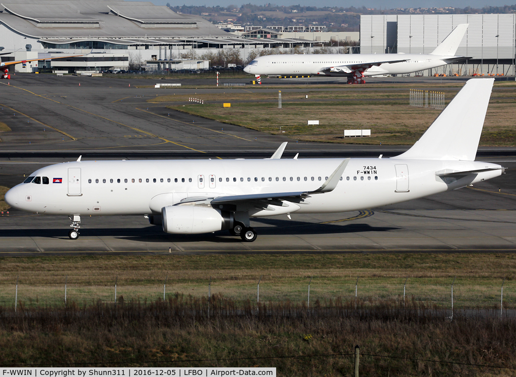 F-WWIN, 2016 Airbus A320-232 C/N 7434, C/n 7434 - To be XU-353