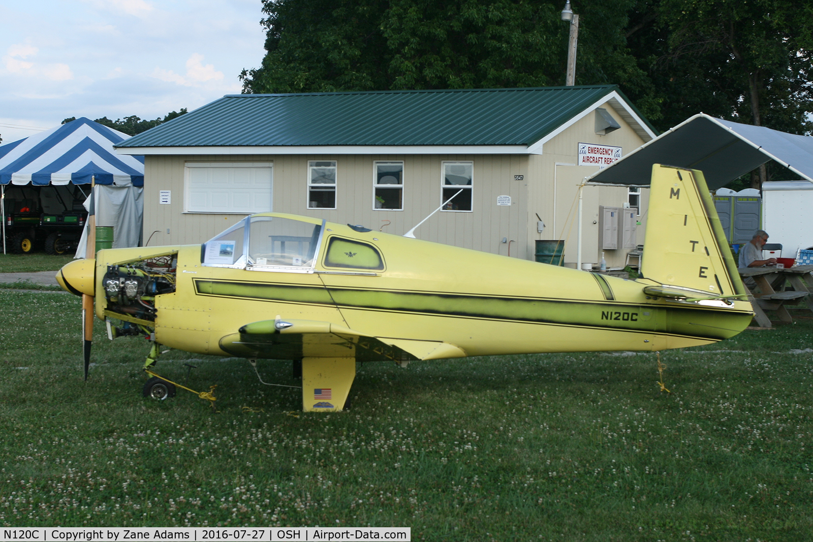 N120C, 1950 Mooney M-18L C/N 81, At the 2016 EAA AirVenture - Oshkosh, Wisconsin