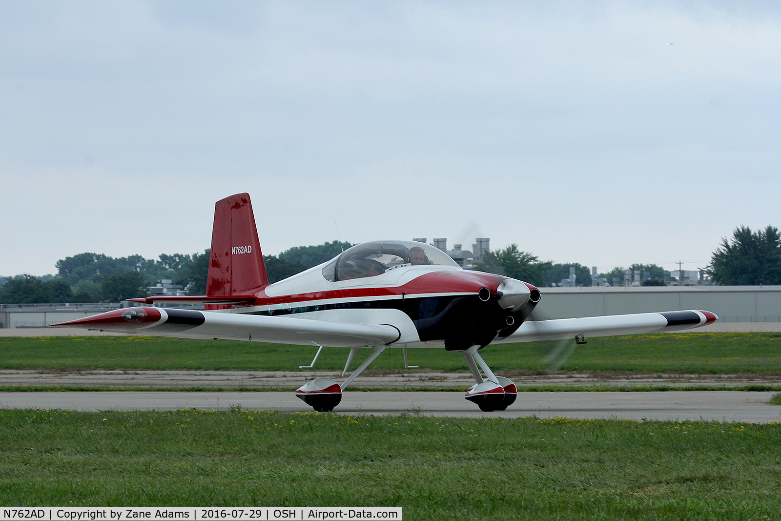N762AD, Vans RV-7A C/N 72846, At the 2016 EAA AirVenture - Oshkosh, Wisconsin