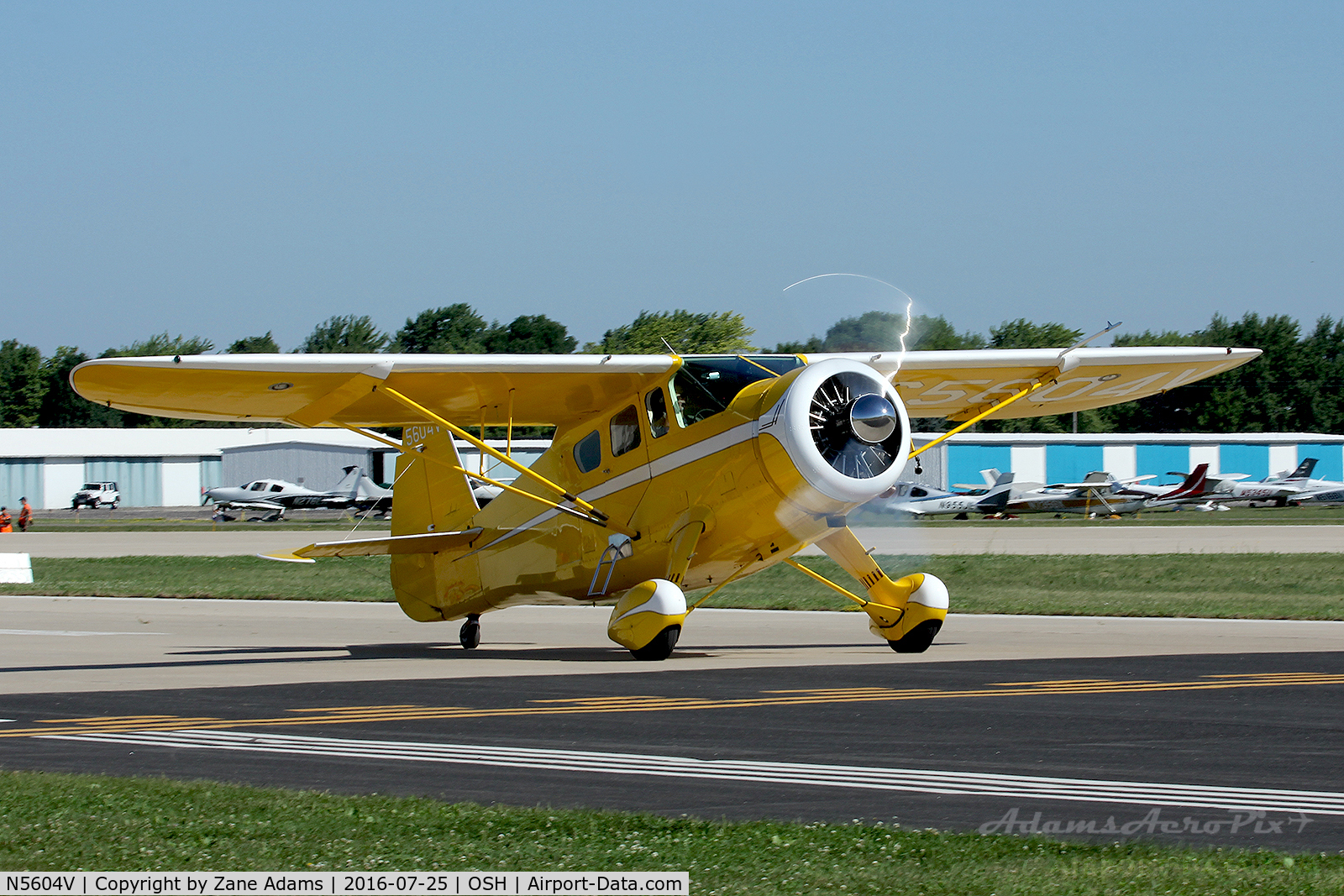 N5604V, 1943 Howard Aircraft DGA-15P C/N 859, At the 2016 EAA AirVenture - Oshkosh, Wisconsin