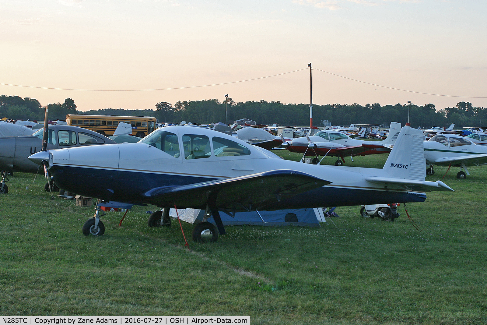 N285TC, 1947 North American Navion (NA-145) C/N NAV-4-473, At the 2016 EAA AirVenture - Oshkosh, Wisconsin
