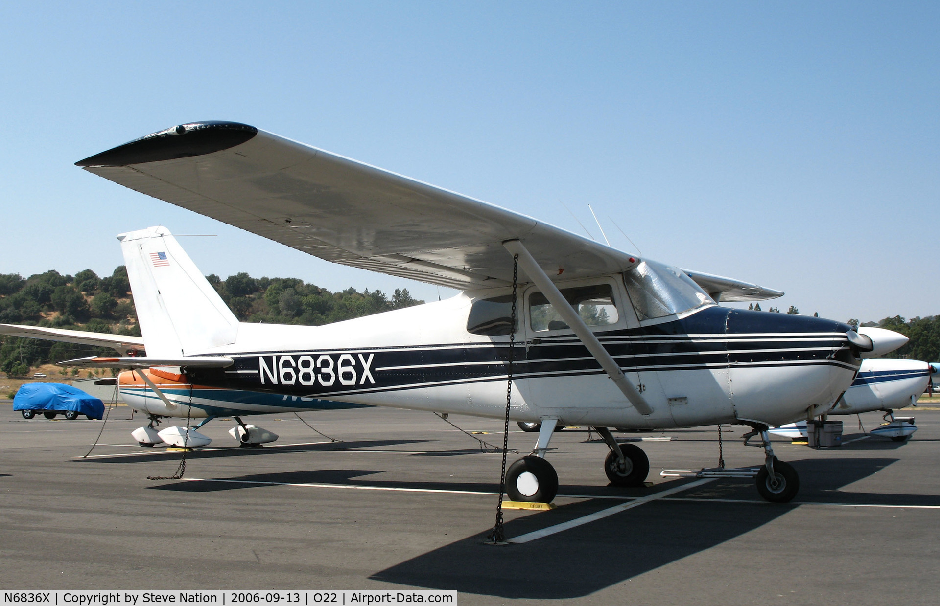 N6836X, 1960 Cessna 172A C/N 47736, Locally-based 1960 Cessna 172A Skyhawk @ Columbia, CA