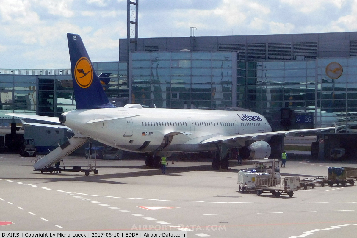 D-AIRS, 1996 Airbus A321-131 C/N 0595, At Frankfurt