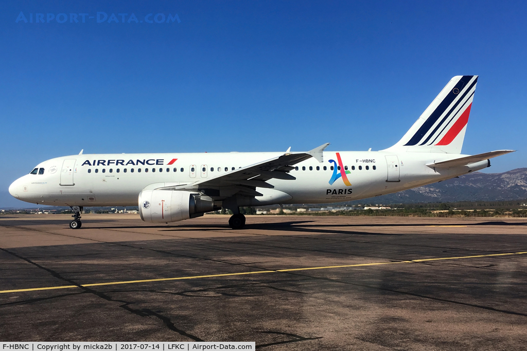 F-HBNC, 2010 Airbus A320-214 C/N 4601, Parked. With additionnal sticker : Paris 2024