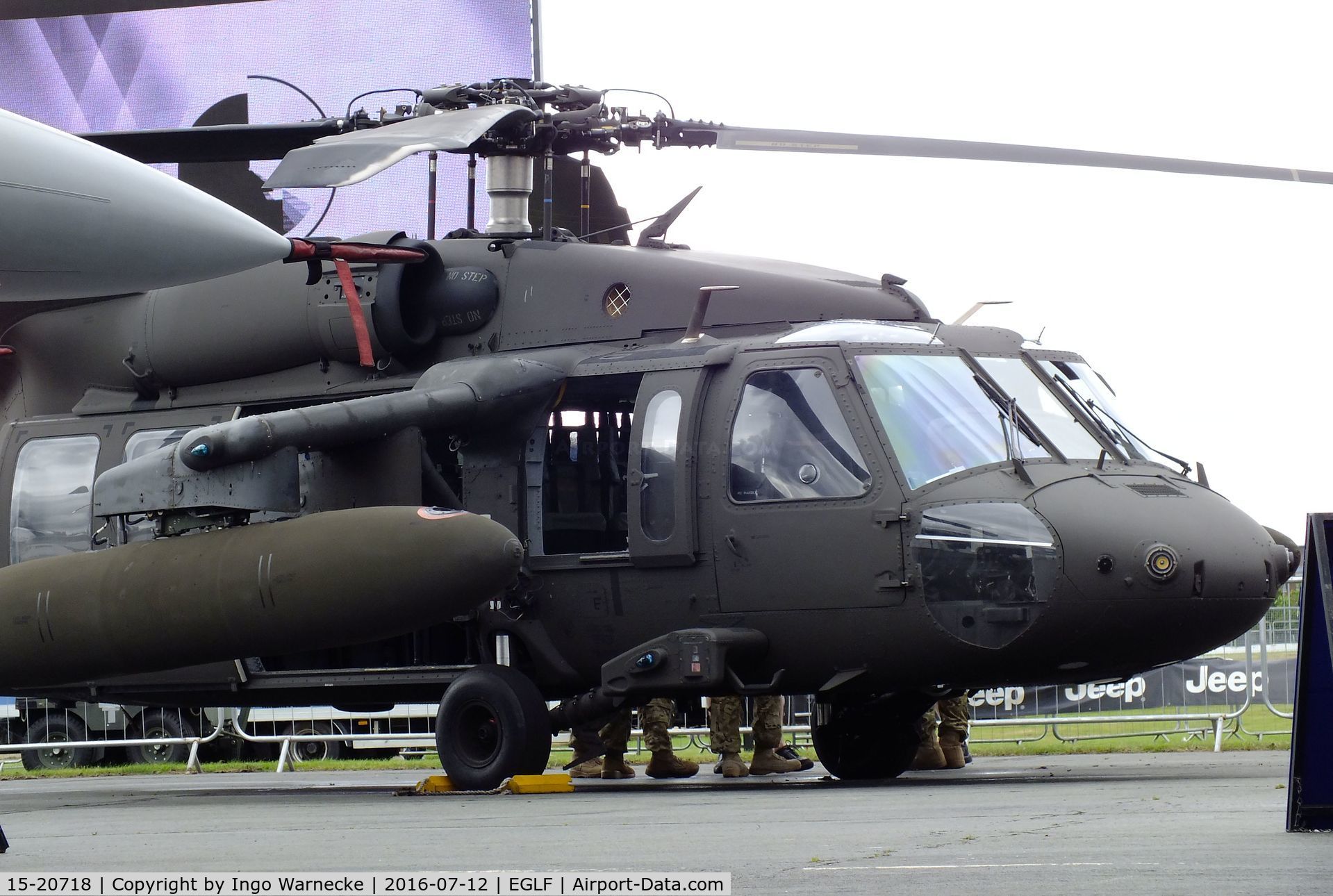 15-20718, Sikorsky UH-60M Black Hawk C/N 70-4596, Sikorsky UH-60M Black Hawk of th US Army at Farnborough International 2016