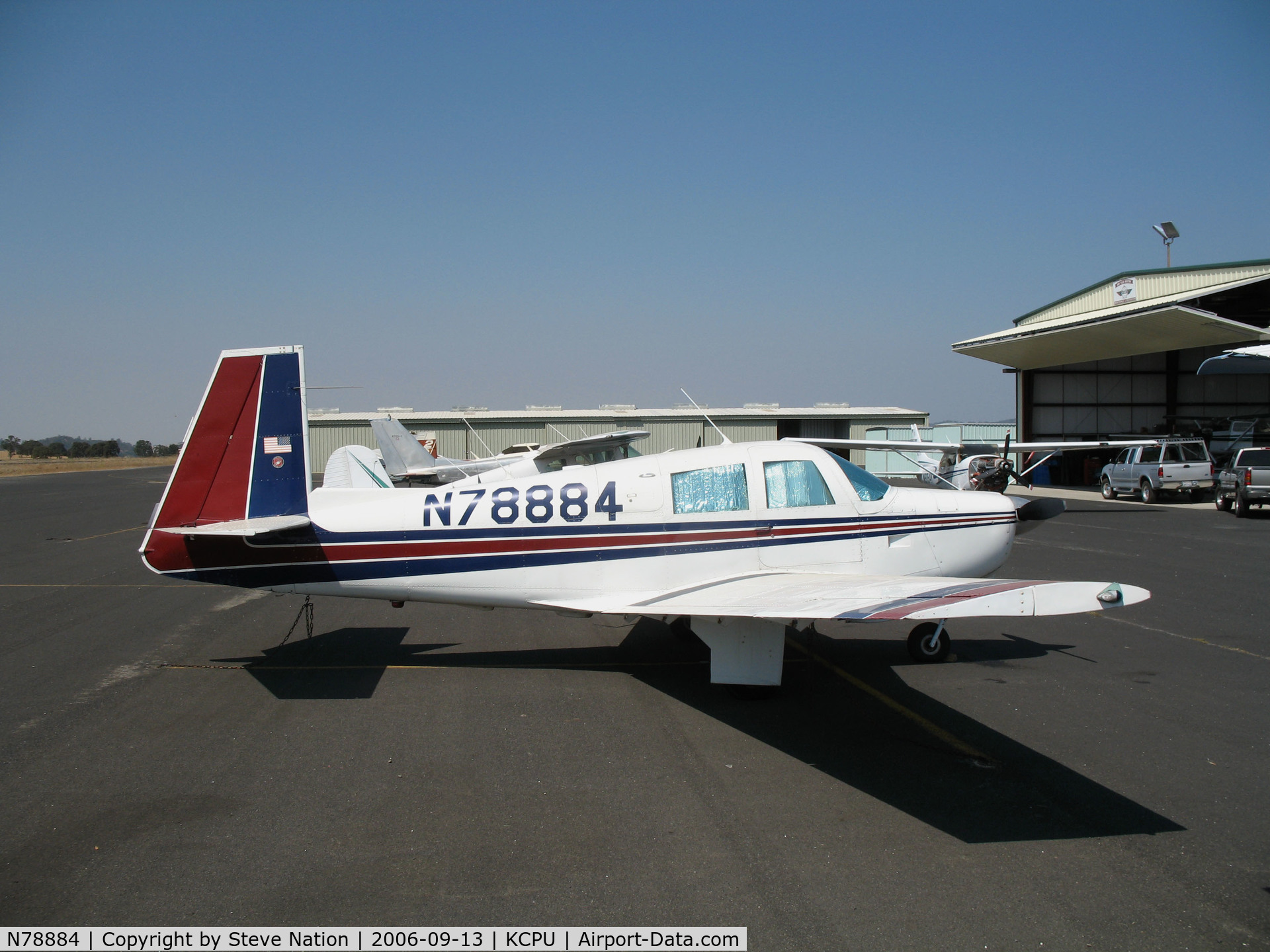 N78884, 1964 Mooney M20C Ranger C/N 2899, Locally-based 1964 Mooney M20E @ Maury Rasmussen Field/Calaveras County Airport, San Andreas, CA (now registered to owner in Fort Worth, TX)