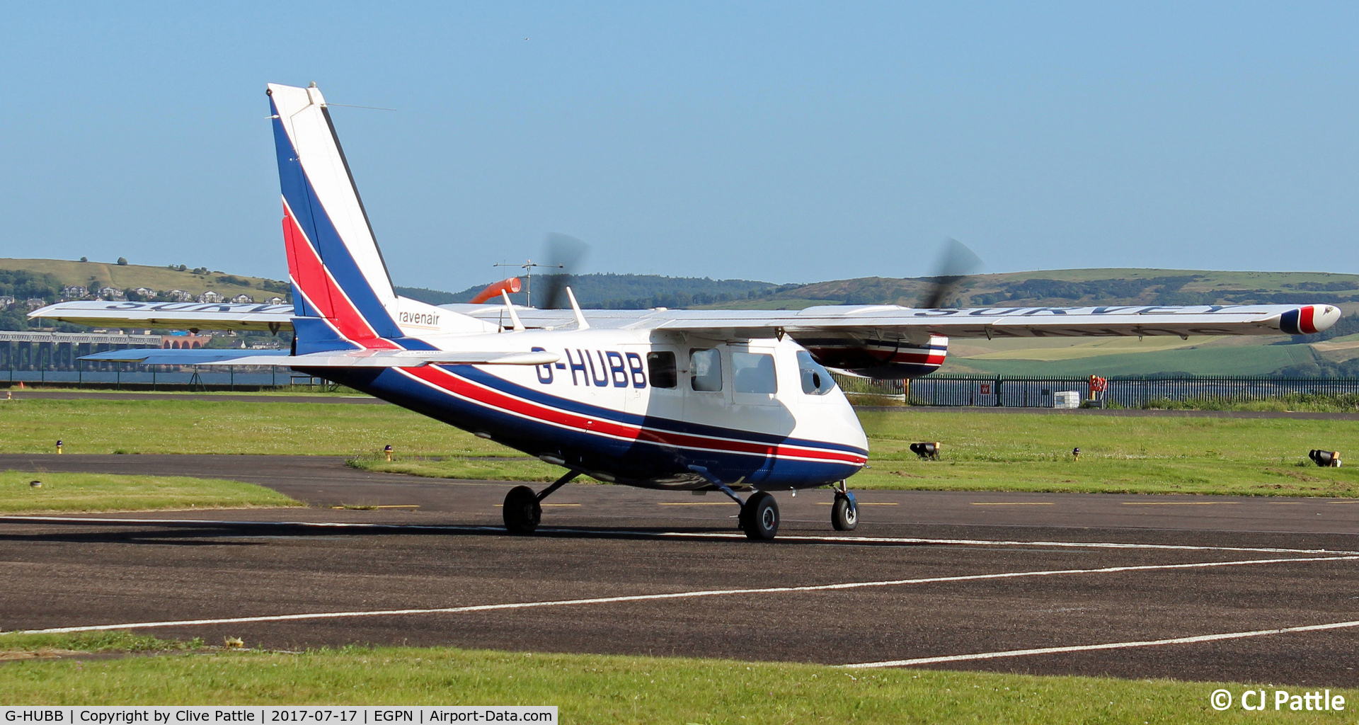 G-HUBB, 1979 Partenavia P-68B Victor C/N 194, Pictured at Dundee