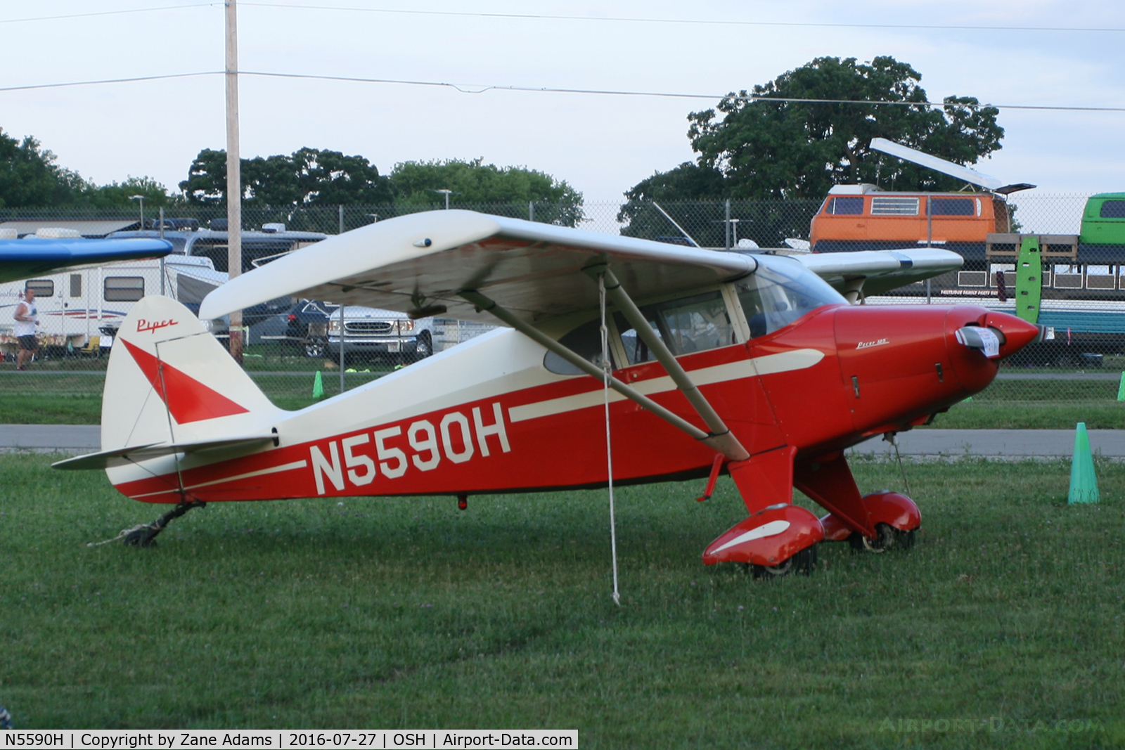N5590H, 1951 Piper PA-20 Pacer C/N 20-653, At the 2016 EAA AirVenture - Oshkosh, Wisconsin