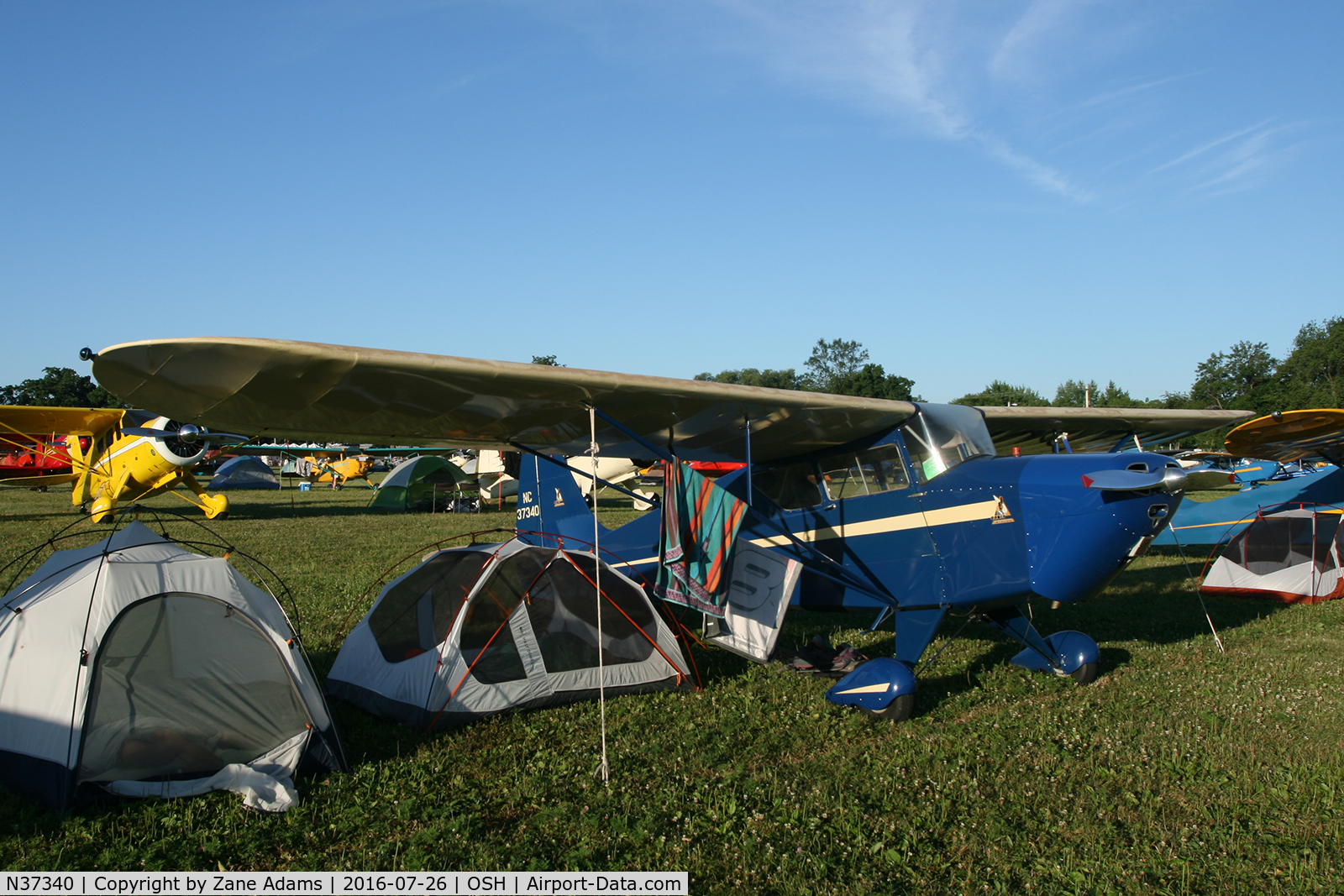 N37340, 1941 Interstate S-1A Cadet C/N 183, At the 2016 EAA AirVenture - Oshkosh, Wisconsin
