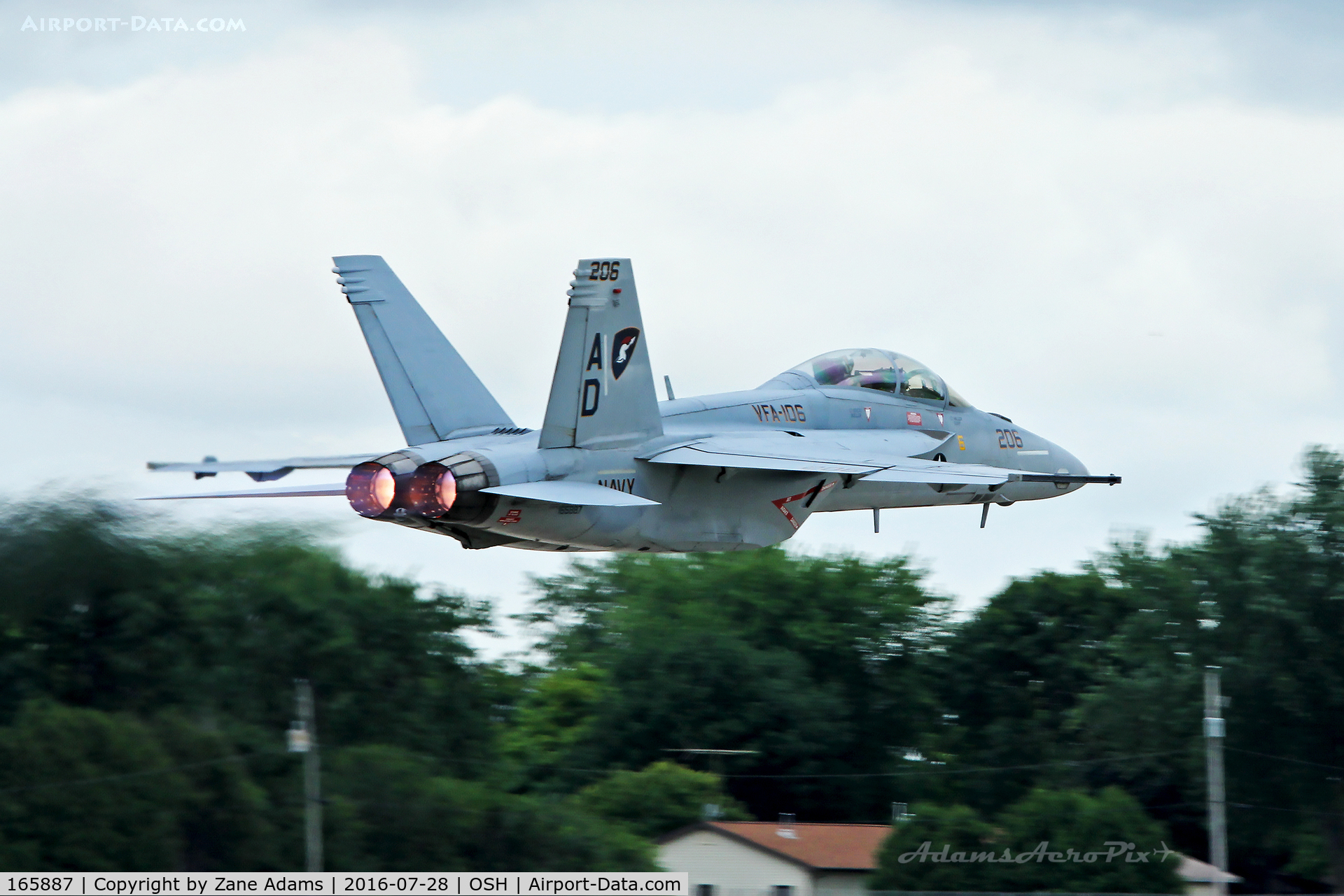 165887, Boeing F/A-18F Super Hornet C/N F047, At the 2016 EAA AirVenture - Oshkosh, Wisconsin