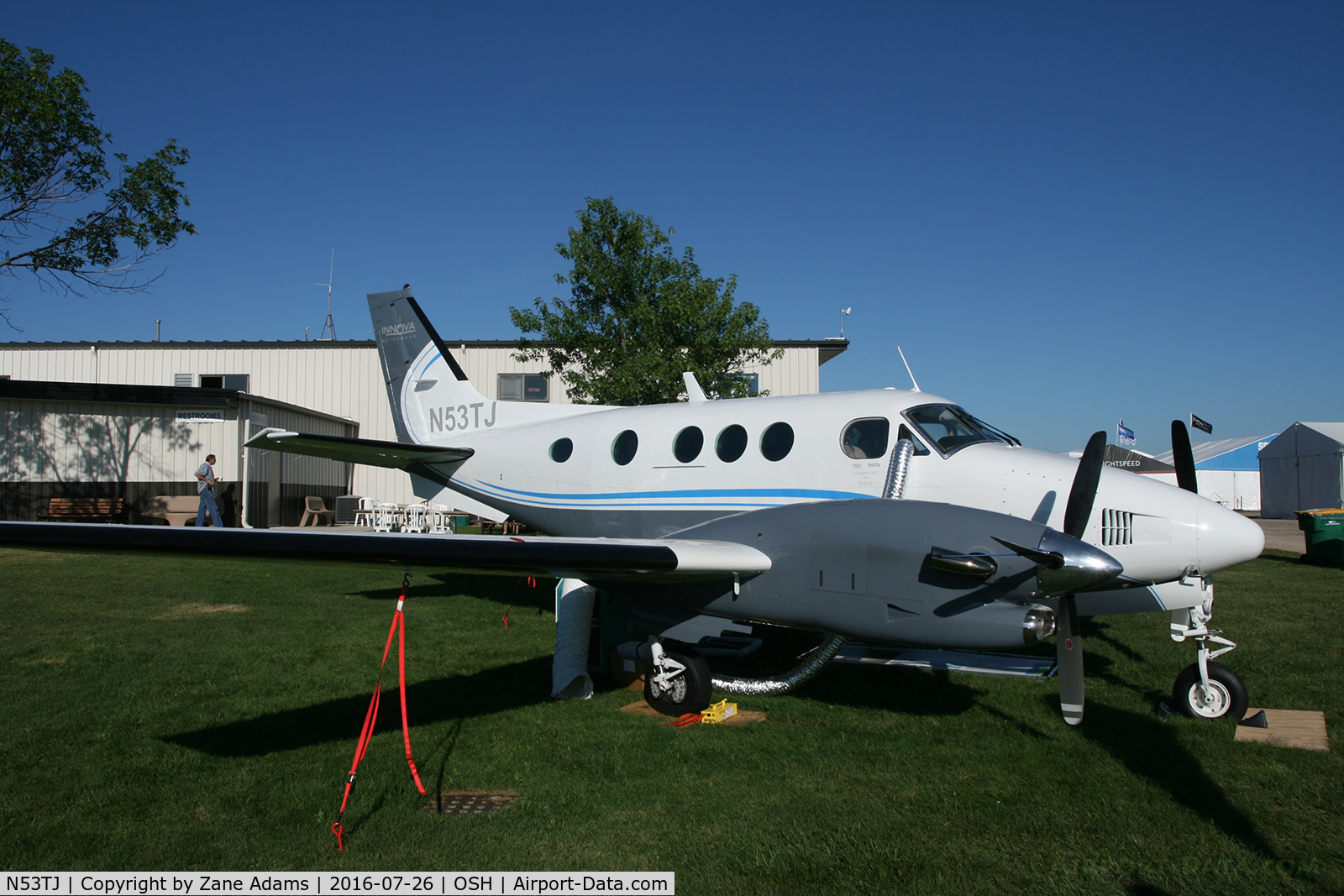 N53TJ, 1989 Beech C90A King Air C/N LJ-1209, At the 2016 EAA AirVenture - Oshkosh, Wisconsin