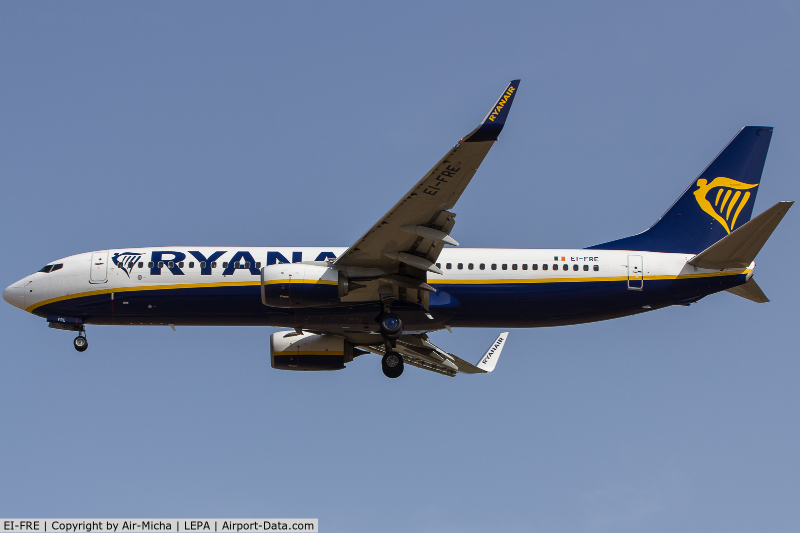 EI-FRE, 2016 Boeing 737-8AS C/N 62691, Ryanair