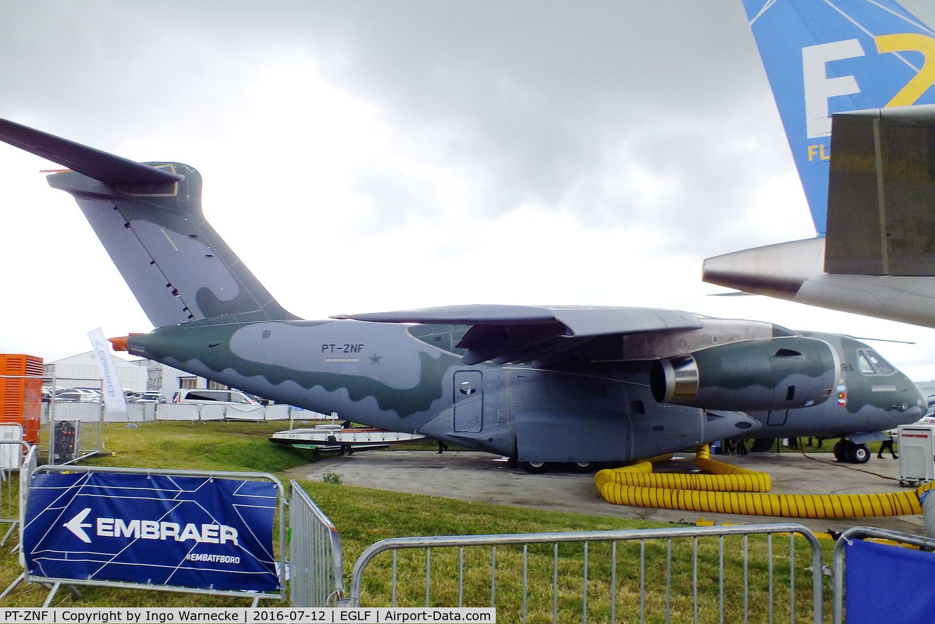 PT-ZNF, 2014 Embraer KC-390 (EMB-390) C/N 39000001, EMBRAER KC-390 (EMB-390) at Farnborough International 2016