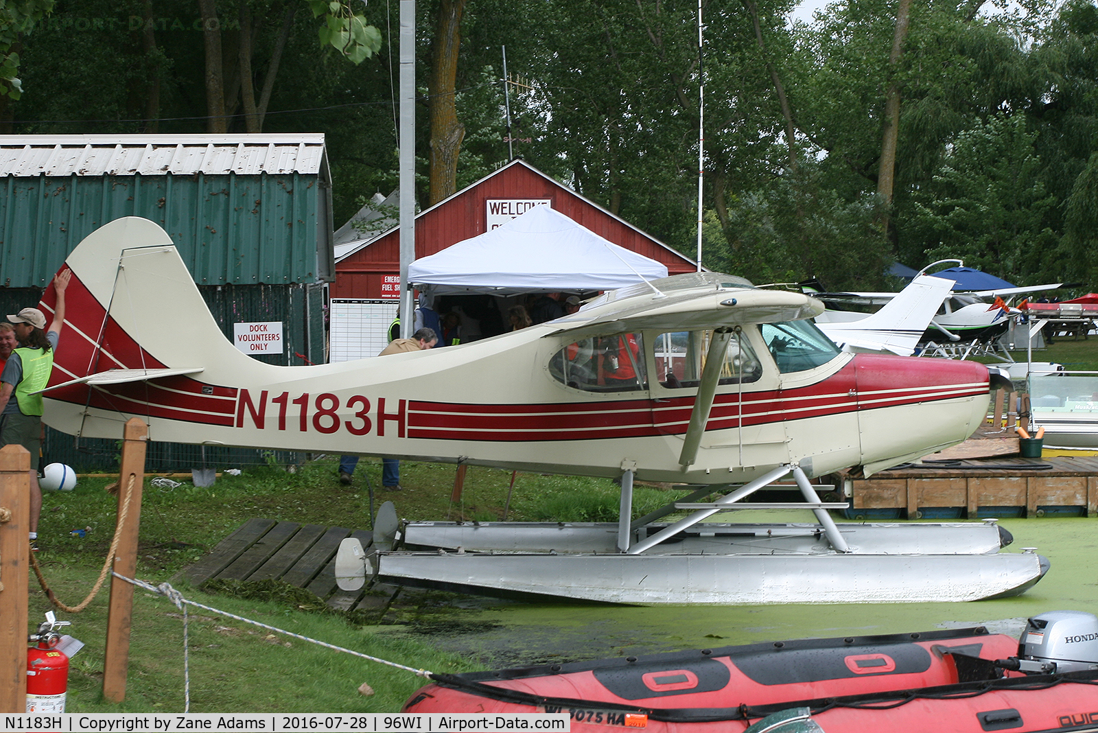 N1183H, 1948 Aeronca 15AC Sedan C/N 15AC-194, At the 2016 EAA AirVenture - Oshkosh, Wisconsin