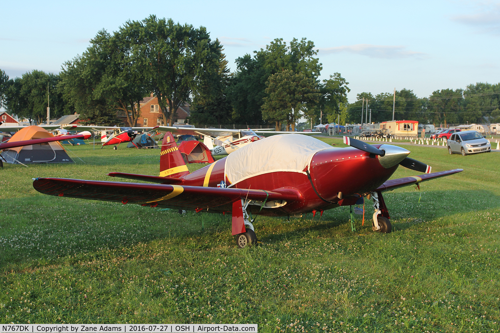 N767DK, 1946 Temco GC-1B Swift C/N 2319, At the 2016 EAA AirVenture - Oshkosh, Wisconsin