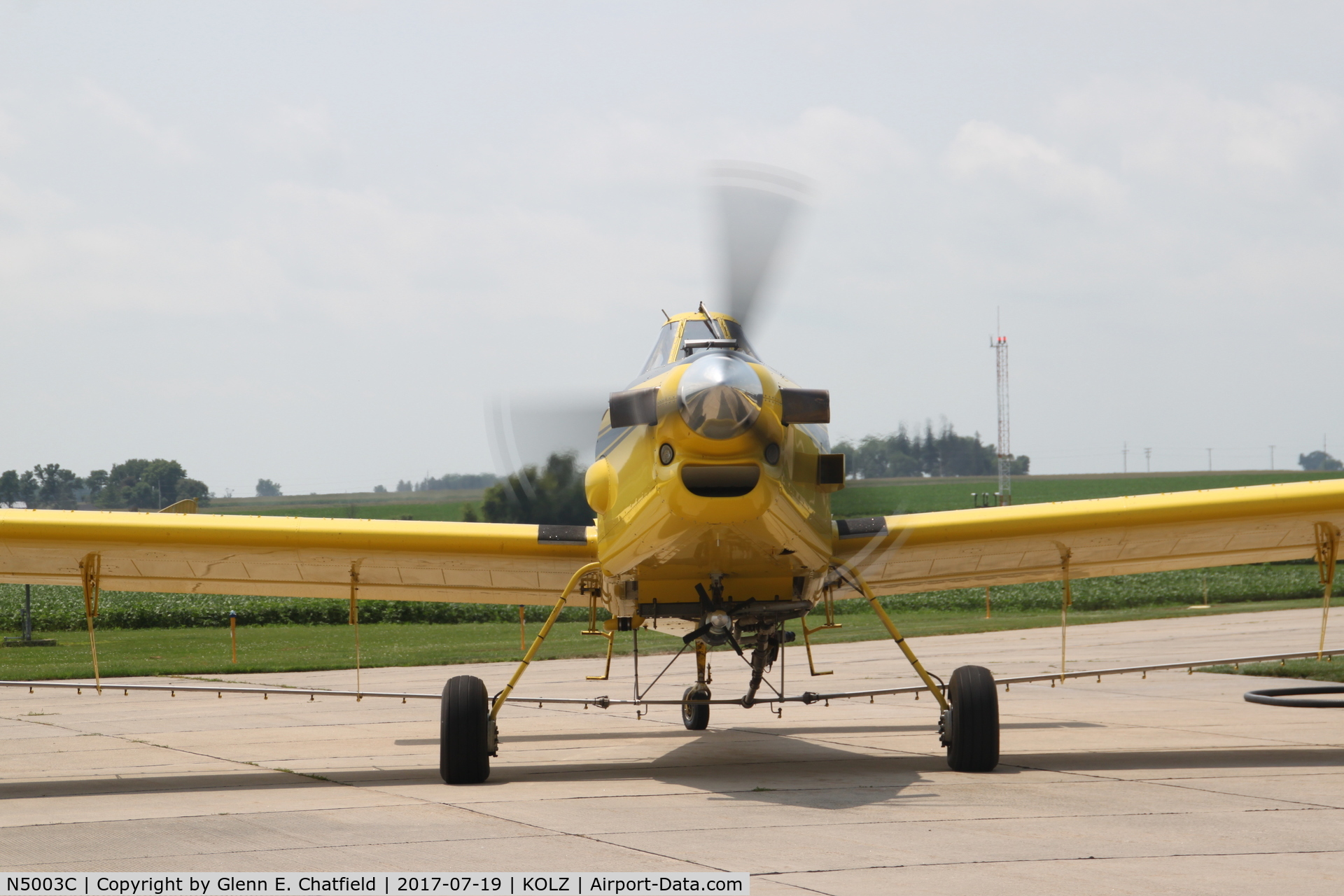 N5003C, 1996 Air Tractor AT-502B C/N 502B-0396, Getting ready to taxi