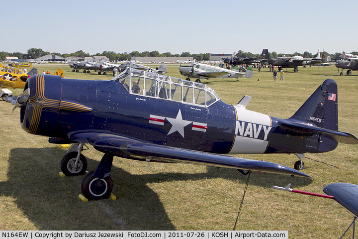 N164EW, 1943 North American AT-6C Texan C/N 88-14371, North American AT-6C Texan CN 4133808, N164EW