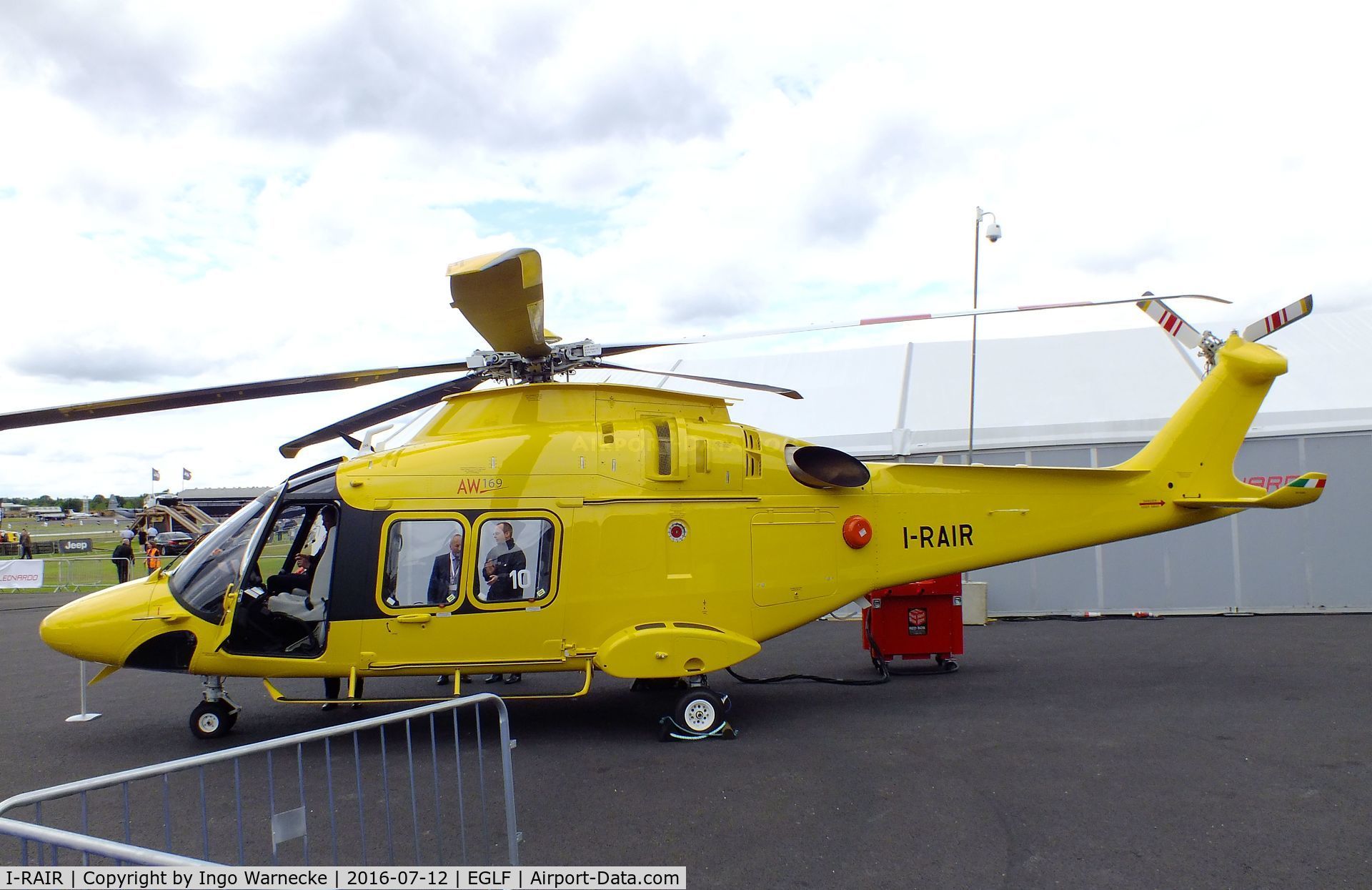 I-RAIR, 2015 AgustaWestland AW169 C/N 69010, AgustaWestland AW169 at Farnborough International 2016