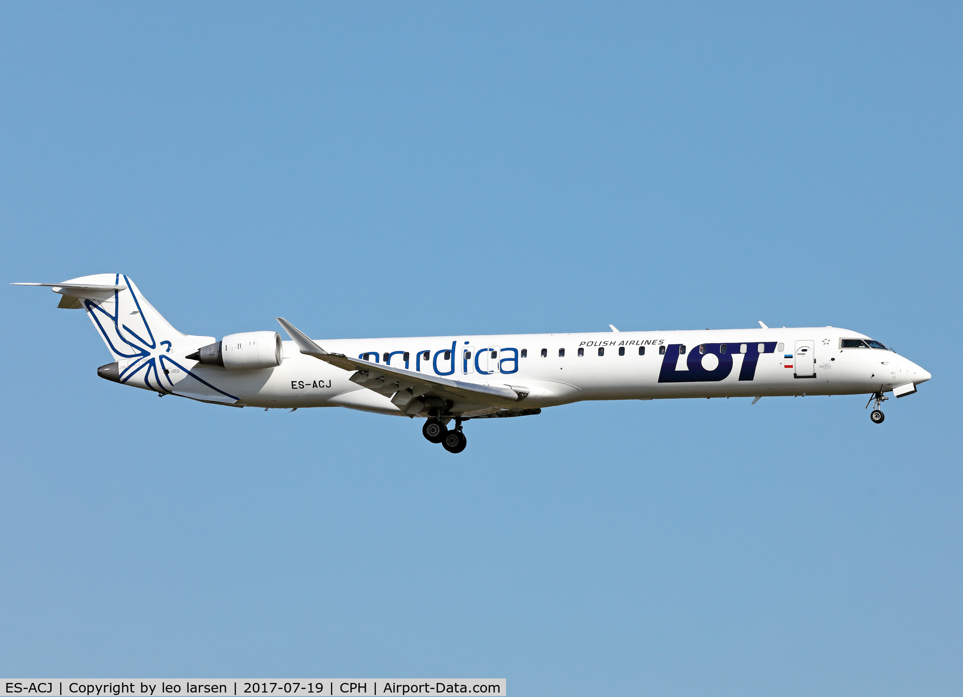 ES-ACJ, 2010 Bombardier CRJ-900LR (CL-600-2D24) C/N 15250, Copenhagen 19.7.2017