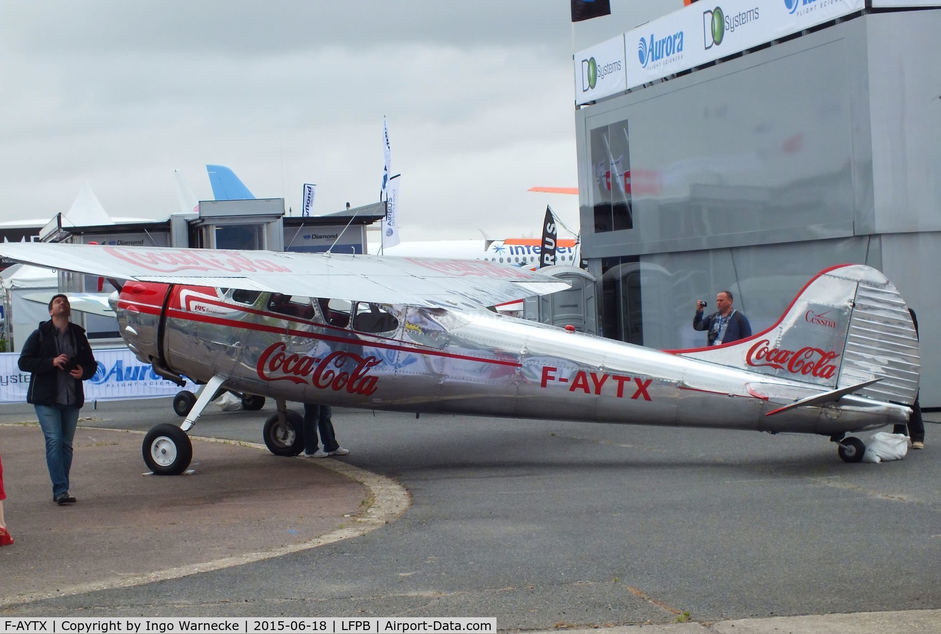 F-AYTX, 1950 Cessna 195 C/N 7496, Cessna 195 Businessliner at the Aerosalon 2015, Paris