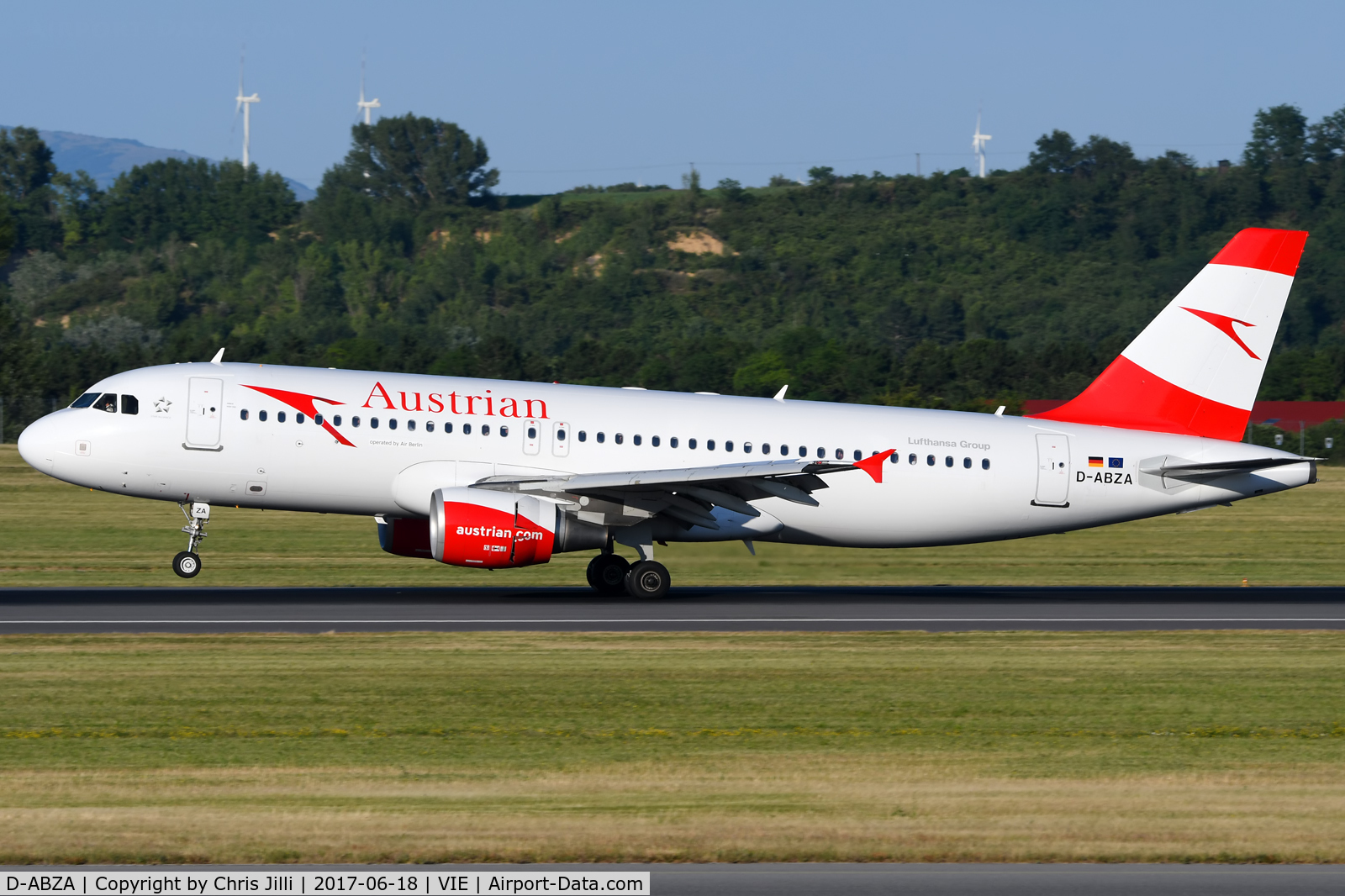 D-ABZA, 2008 Airbus A320-216 C/N 3532, Austrian Airlines