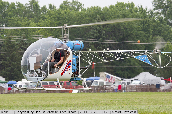 N70415, Canadian Home Rotors Safari C/N 0442N, Safari CN 0442N, N70415