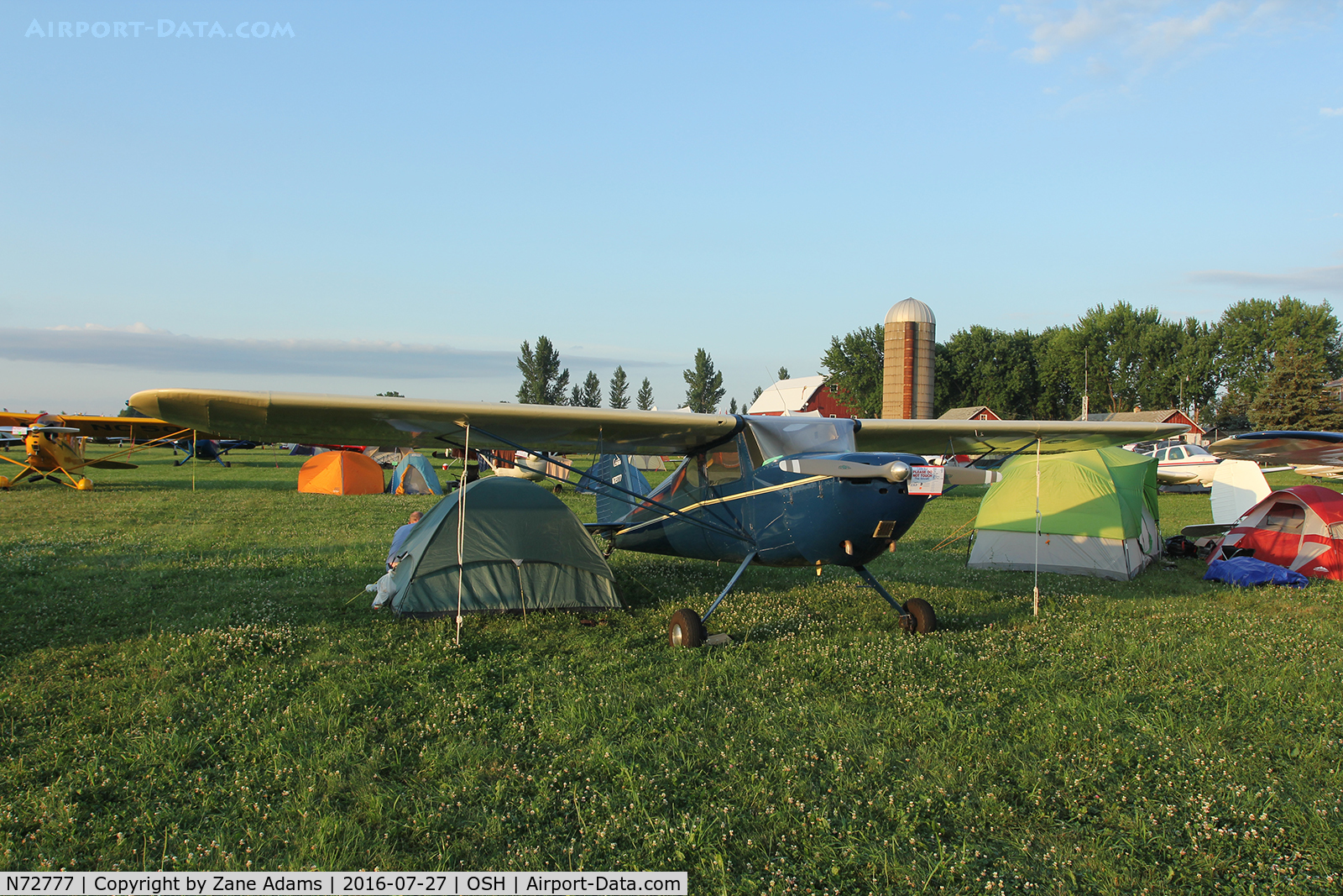 N72777, 1946 Cessna 140 C/N 9960, At the 2016 EAA AirVenture - Oshkosh, Wisconsin