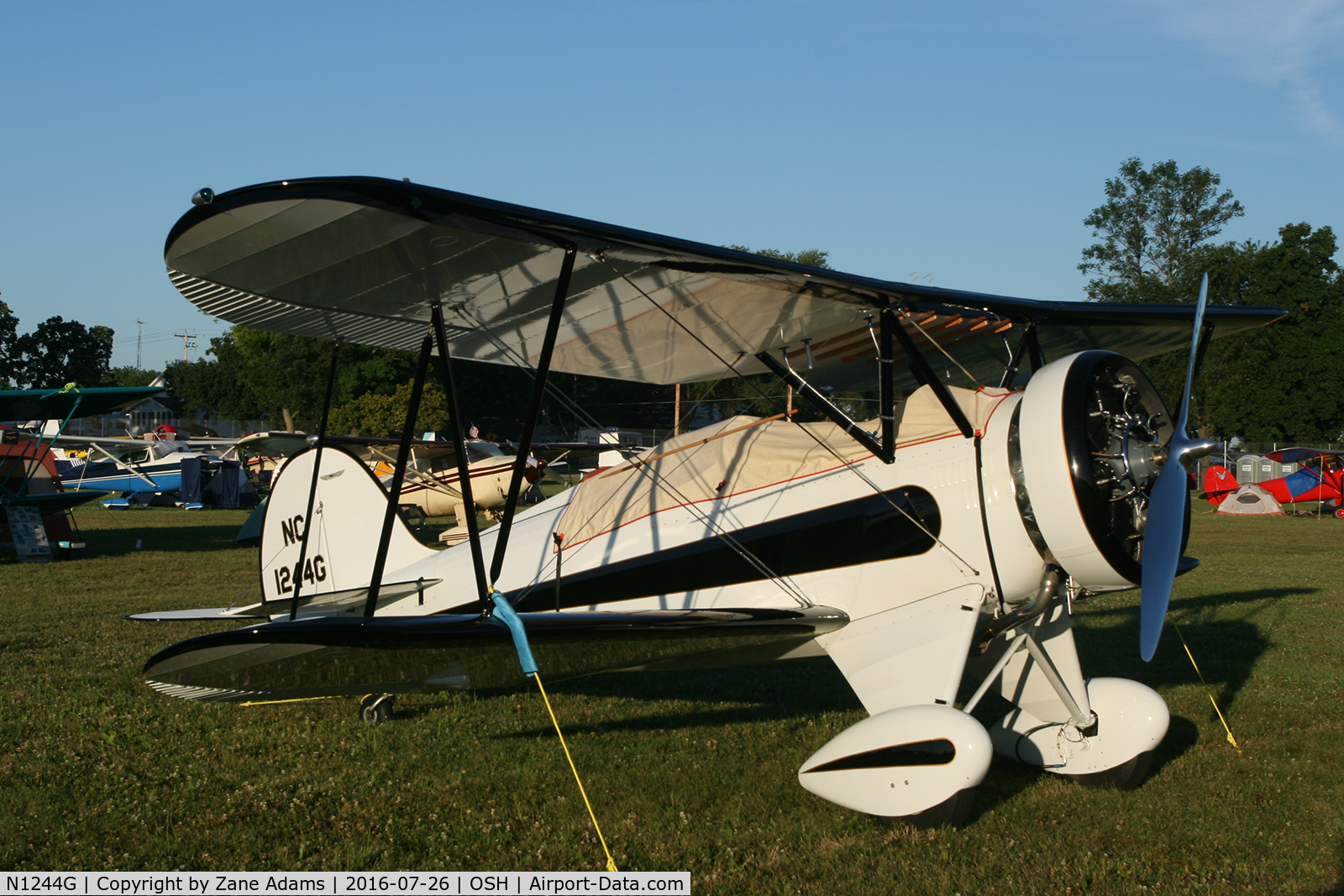 N1244G, 1932 Waco UBF C/N 3607, At the 2016 EAA AirVenture - Oshkosh, Wisconsin