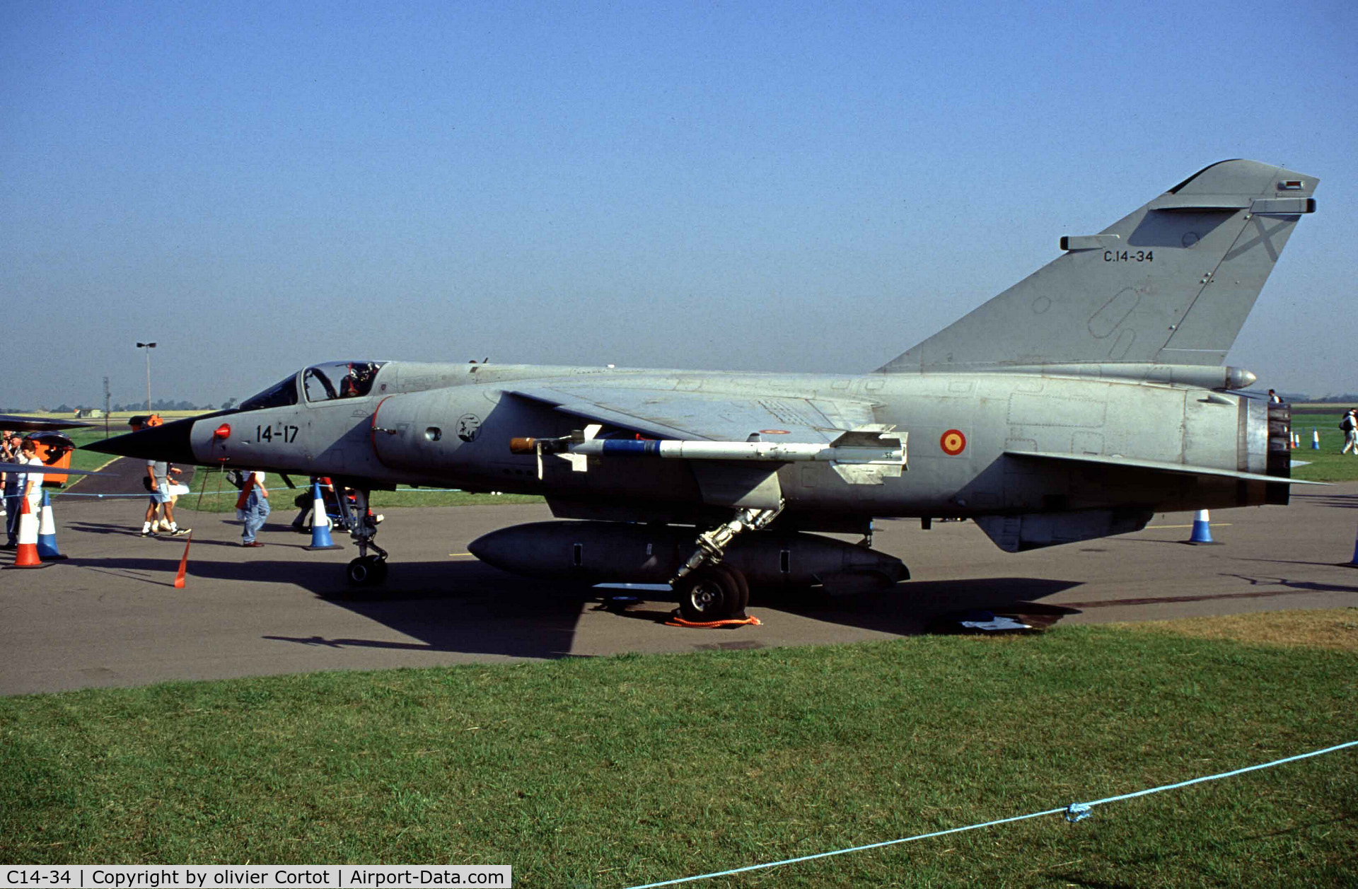 C14-34, Dassault Mirage F.1M C/N Not found C14-34, RIAT 2001, Cottesmore