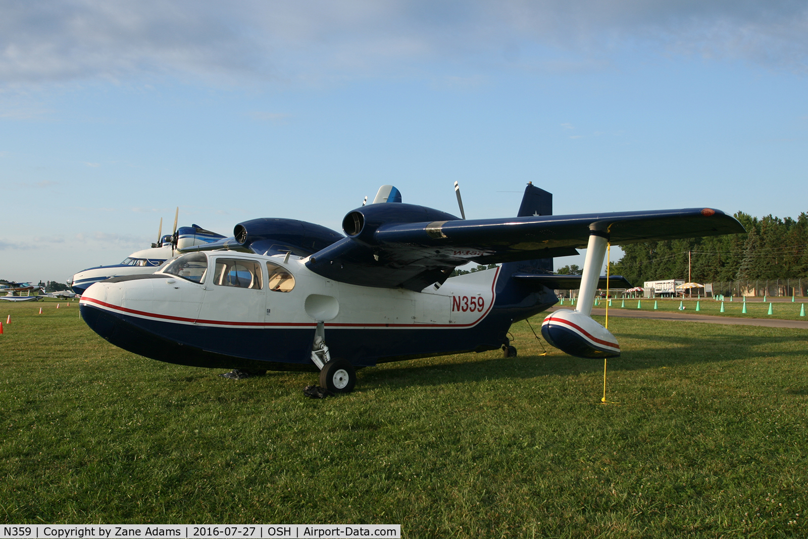 N359, Piaggio P.136-L2 C/N 224, At the 2016 EAA AirVenture - Oshkosh, Wisconsin