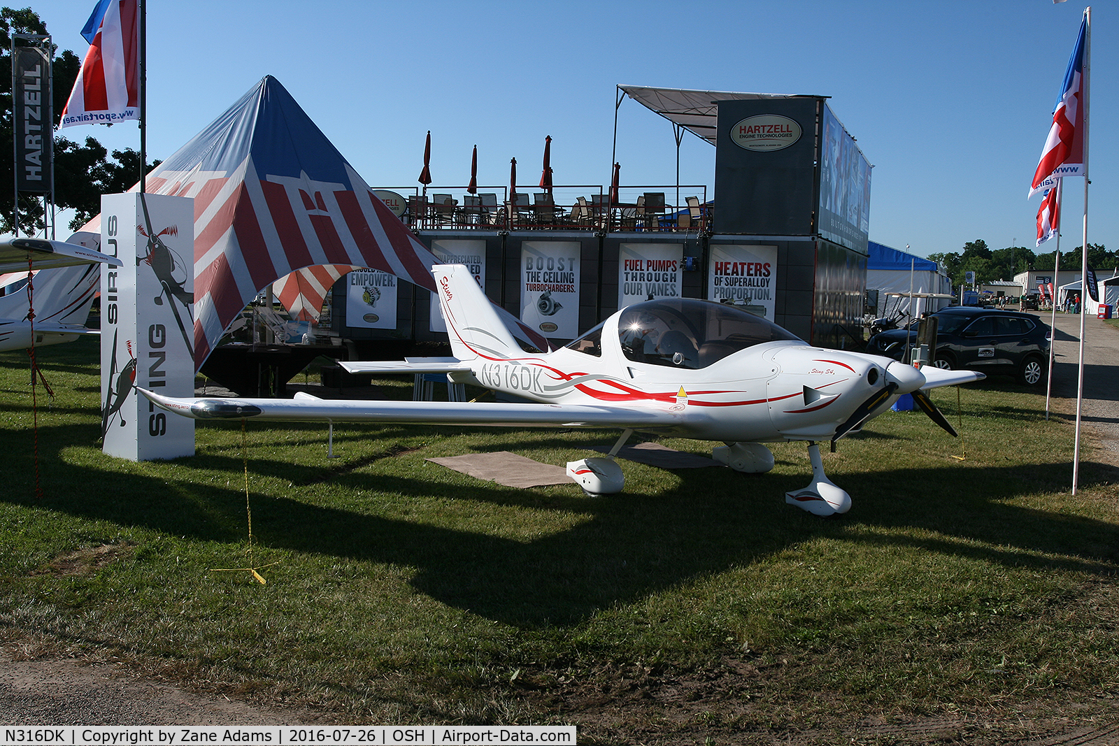 N316DK, TL Ultralight TL-2000 Sting S4 C/N 11ST371, At the 2016 EAA AirVenture - Oshkosh, Wisconsin