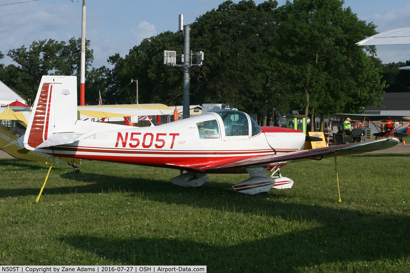 N505T, 1970 Mooney M10 Cadet C/N 700048, At the 2016 EAA AirVenture - Oshkosh, Wisconsin