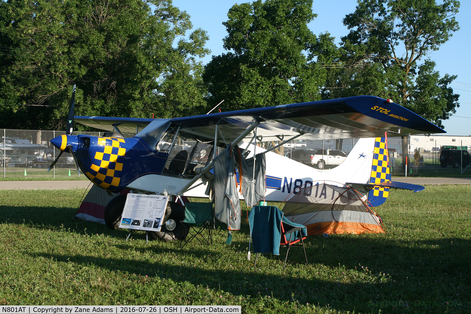 N801AT, 2006 Interstate Aircraft Co Inc S-1B2 C/N 2001, At the 2016 EAA AirVenture - Oshkosh, Wisconsin