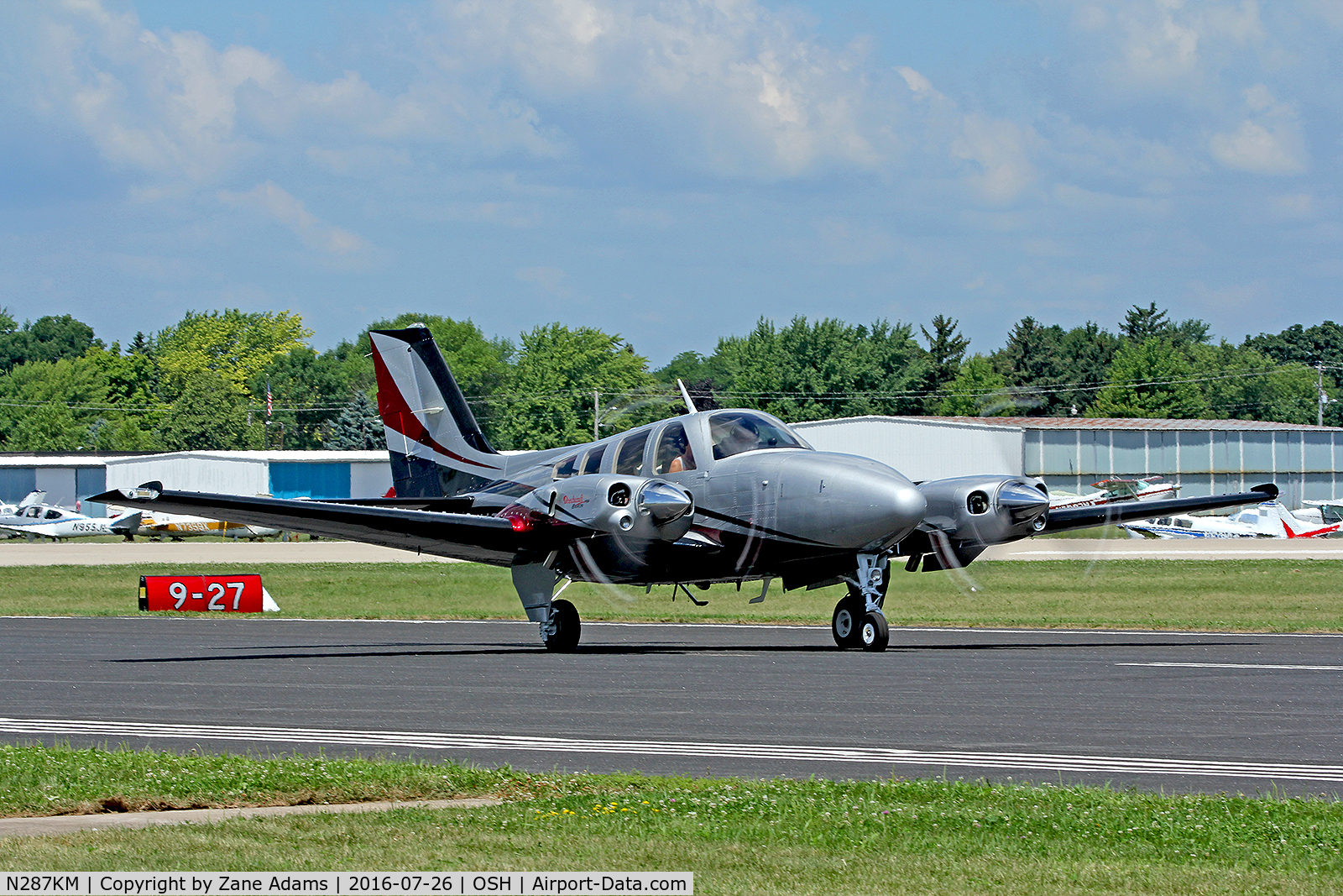 N287KM, 1980 Beech 58P Baron C/N TJ-330, At the 2016 EAA Air Venture - Oshkosh Wisconsin