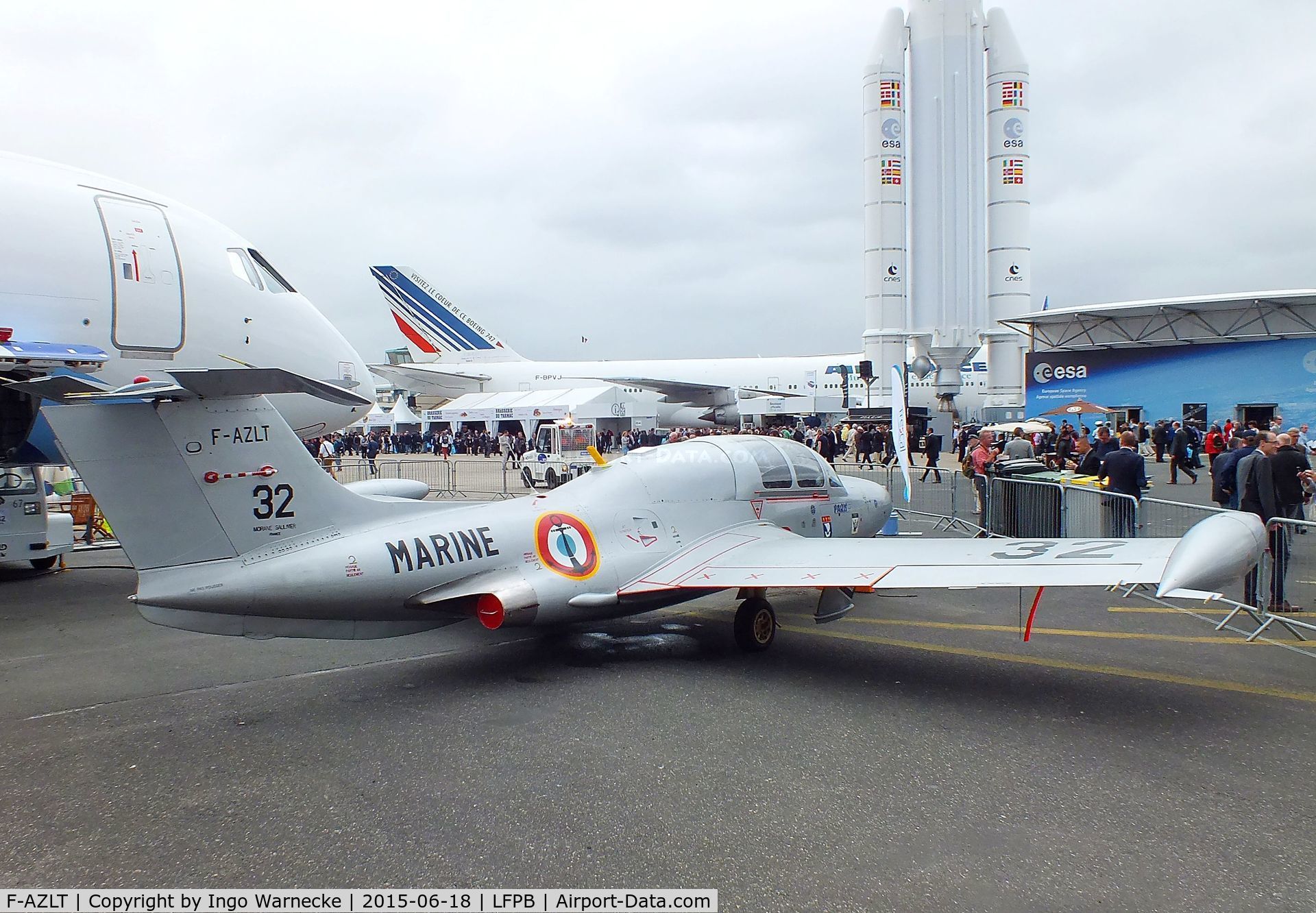 F-AZLT, Morane-Saulnier MS.760 Paris I C/N 32, Morane-Saulnier MS.760A Paris at the Aerosalon 2015, Paris