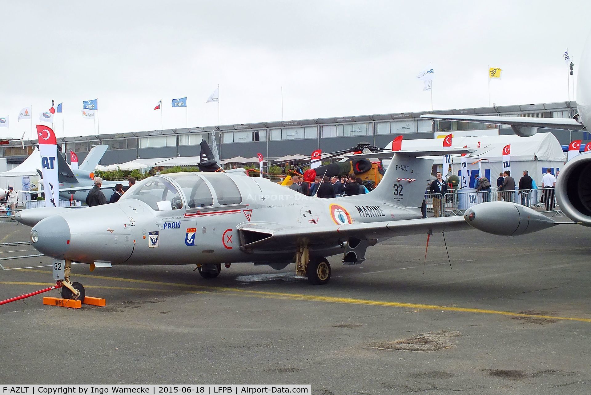 F-AZLT, Morane-Saulnier MS.760 Paris I C/N 32, Morane-Saulnier MS.760A Paris at the Aerosalon 2015, Paris