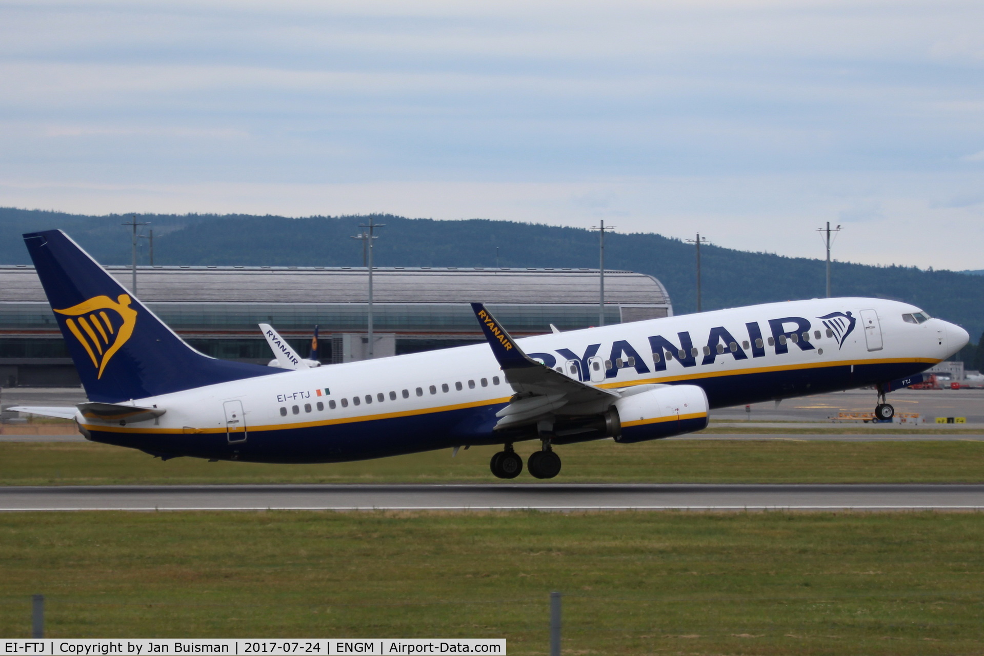 EI-FTJ, 2016 Boeing 737-8AS C/N 44760, Ryanair