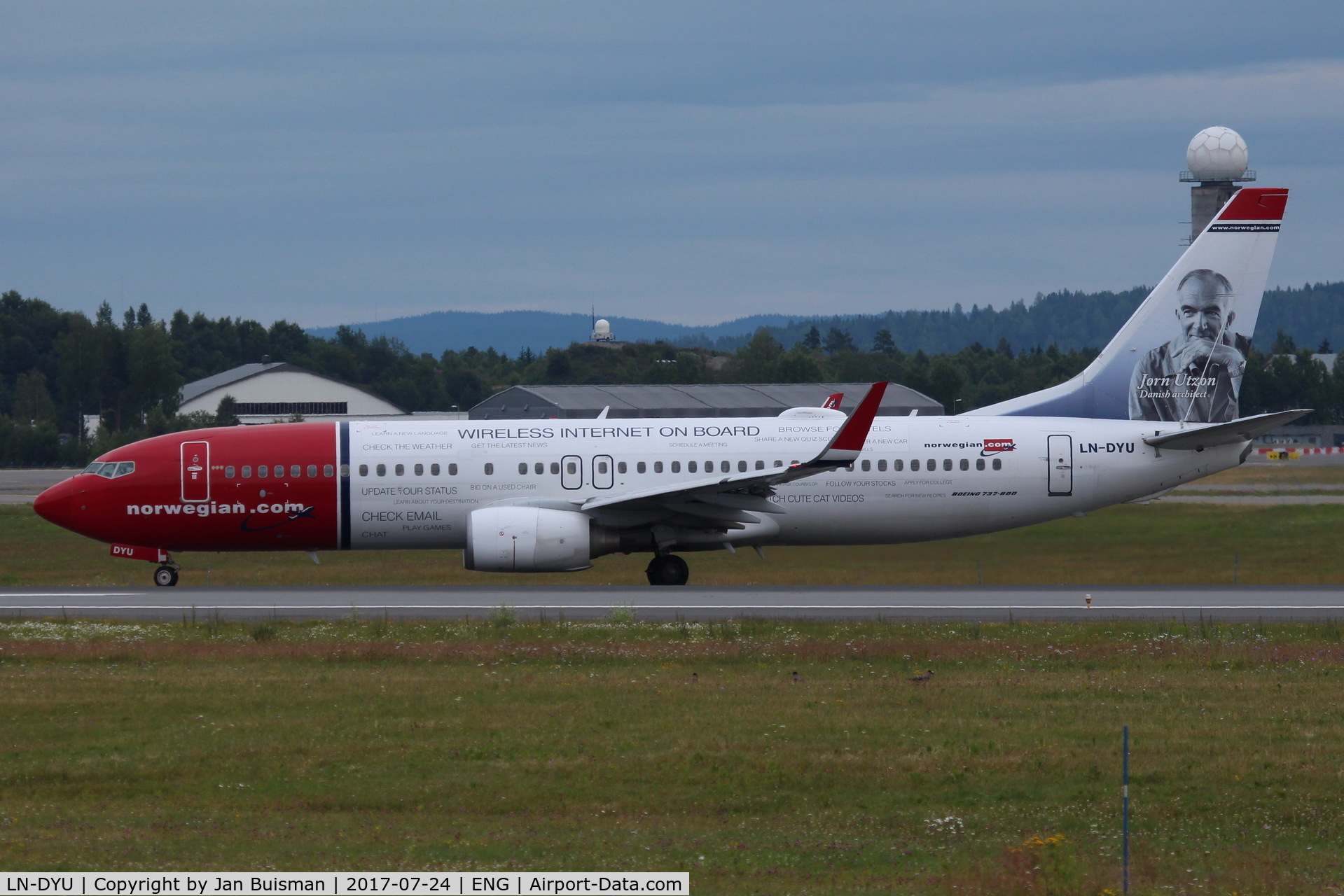 LN-DYU, 2011 Boeing 737-8JP C/N 39008, Norwegian