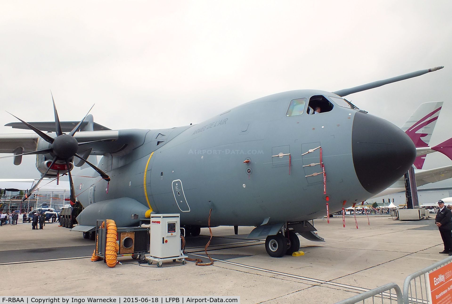 F-RBAA, 2013 Airbus A400M Atlas C/N 007, Airbus A400M Atlas of the Armee de l'Air at the Aerosalon 2015, Paris