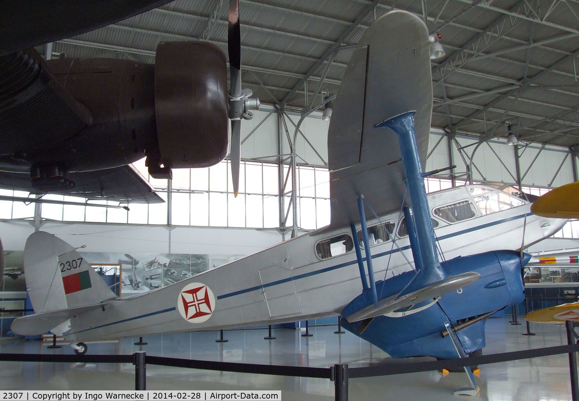 2307, De Havilland DH-89A Dominie/Dragon Rapide C/N 6899, De Havilland D.H.89A Dominie at the Museu do Ar, Sintra