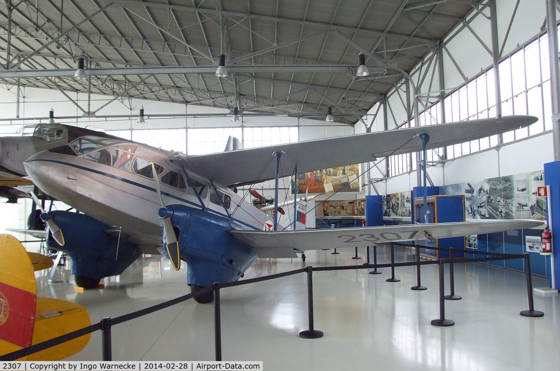2307, De Havilland DH-89A Dominie/Dragon Rapide C/N 6899, De Havilland D.H.89A Dominie at the Museu do Ar, Sintra