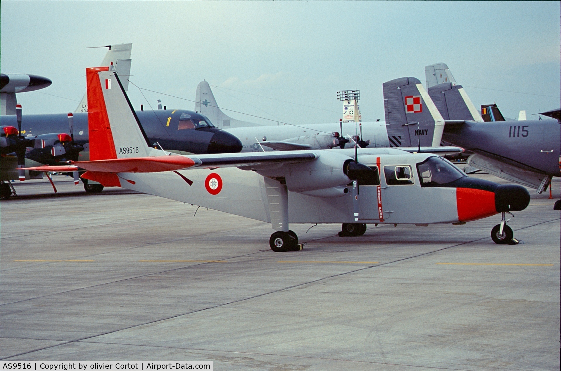 AS9516, Pilatus Britten-Norman BN-2B-26 Islander C/N C2159, RIAT 2001